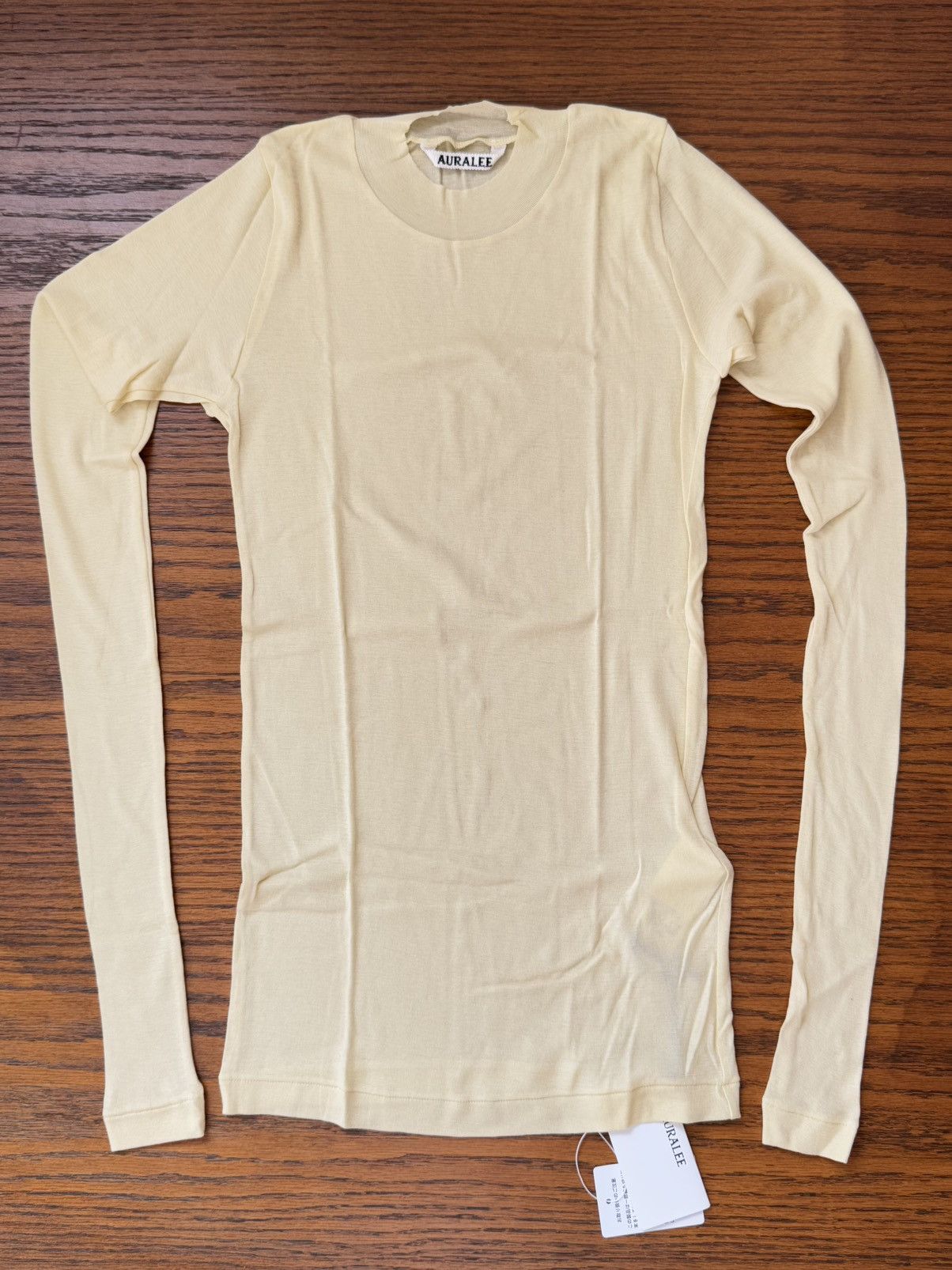 Auralee AURALEE high gauge sheer rib long sleeve tee Size S / US 4 / IT 40 - 3 Thumbnail