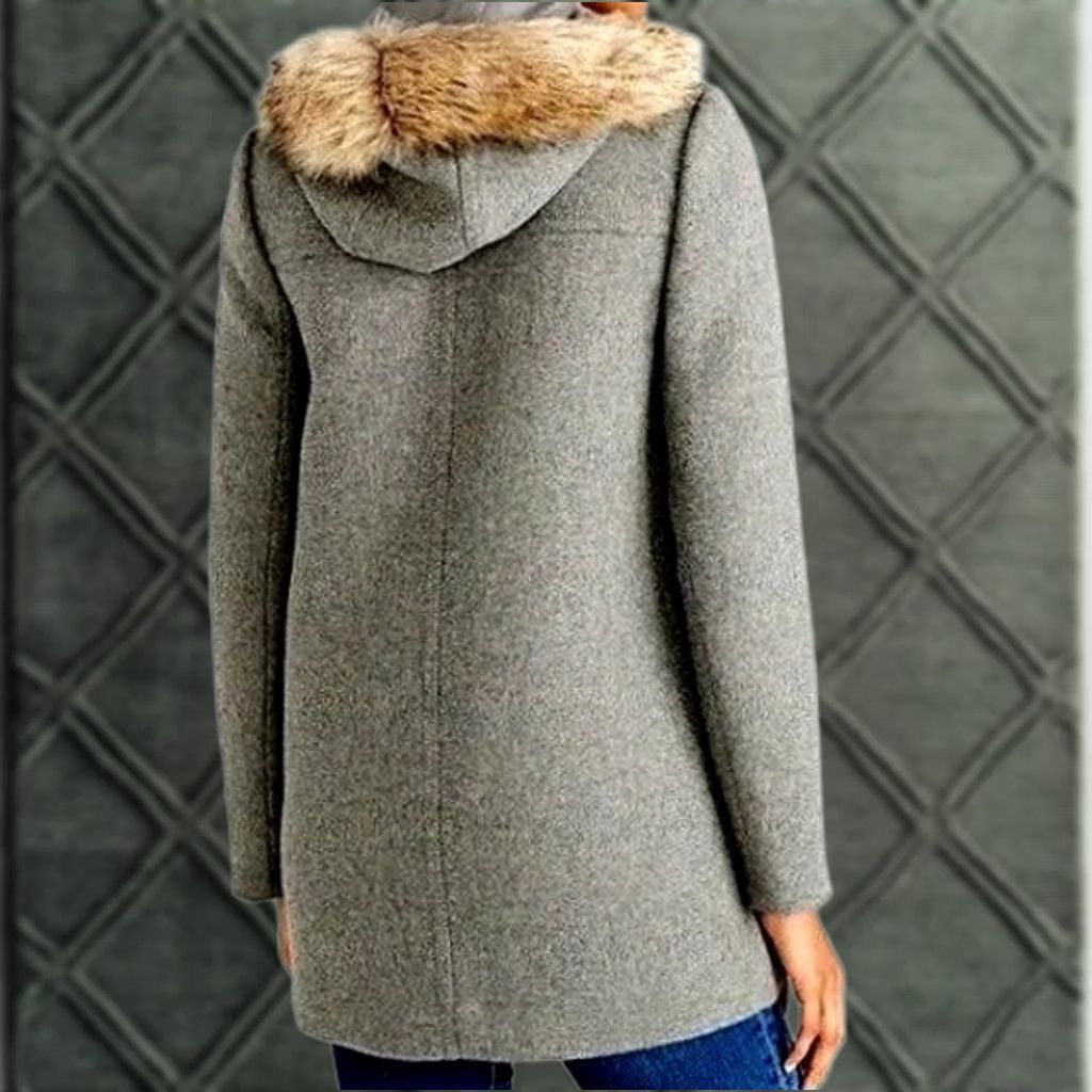 J.Crew J.CREW Vail Parka Coat Womens Winter Grey 6 Small Medium Hooded Wool Fur Ruff Size M / US 6-8 / IT 42-44 - 1 Thumbnail