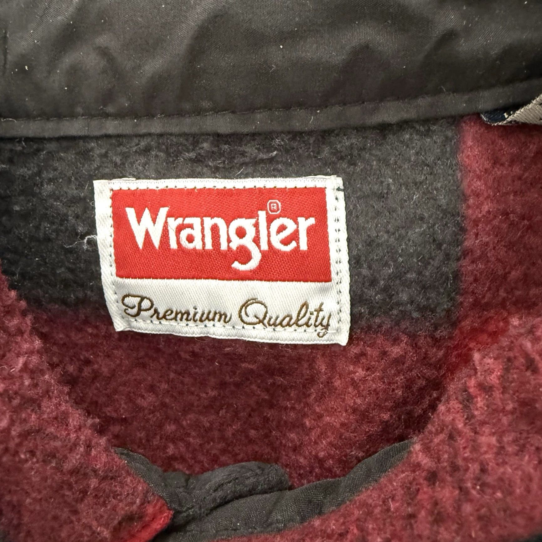 Wrangler Wrangler Fleece Shirt Mens L Red Buffalo Plaid Long Sleeve Button Up Everyday Casual Western Size US L / EU 52-54 / 3 - 2 Thumbnail