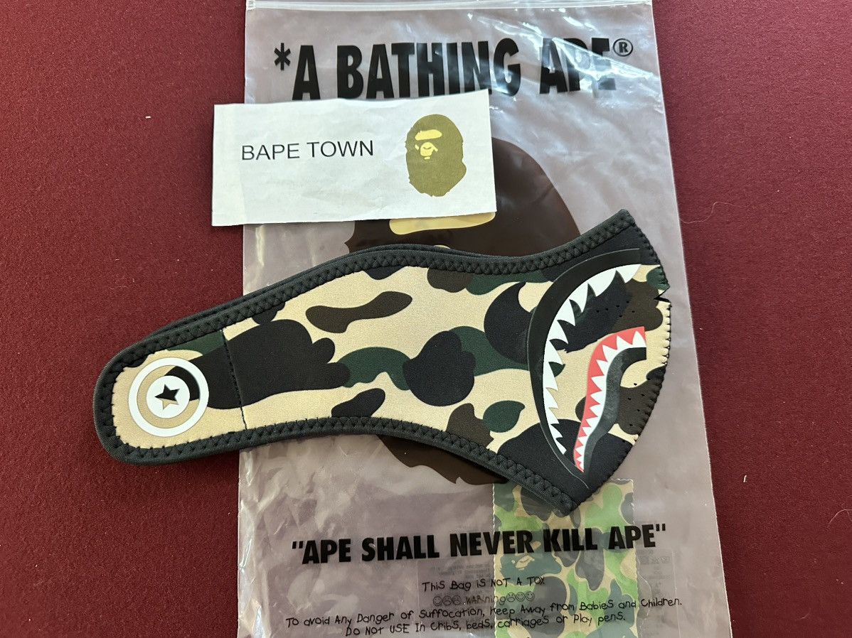 Bape 1ST CAMO NEOPRENE FACE MASK (YELLOW) Size ONE SIZE - 2 Thumbnail