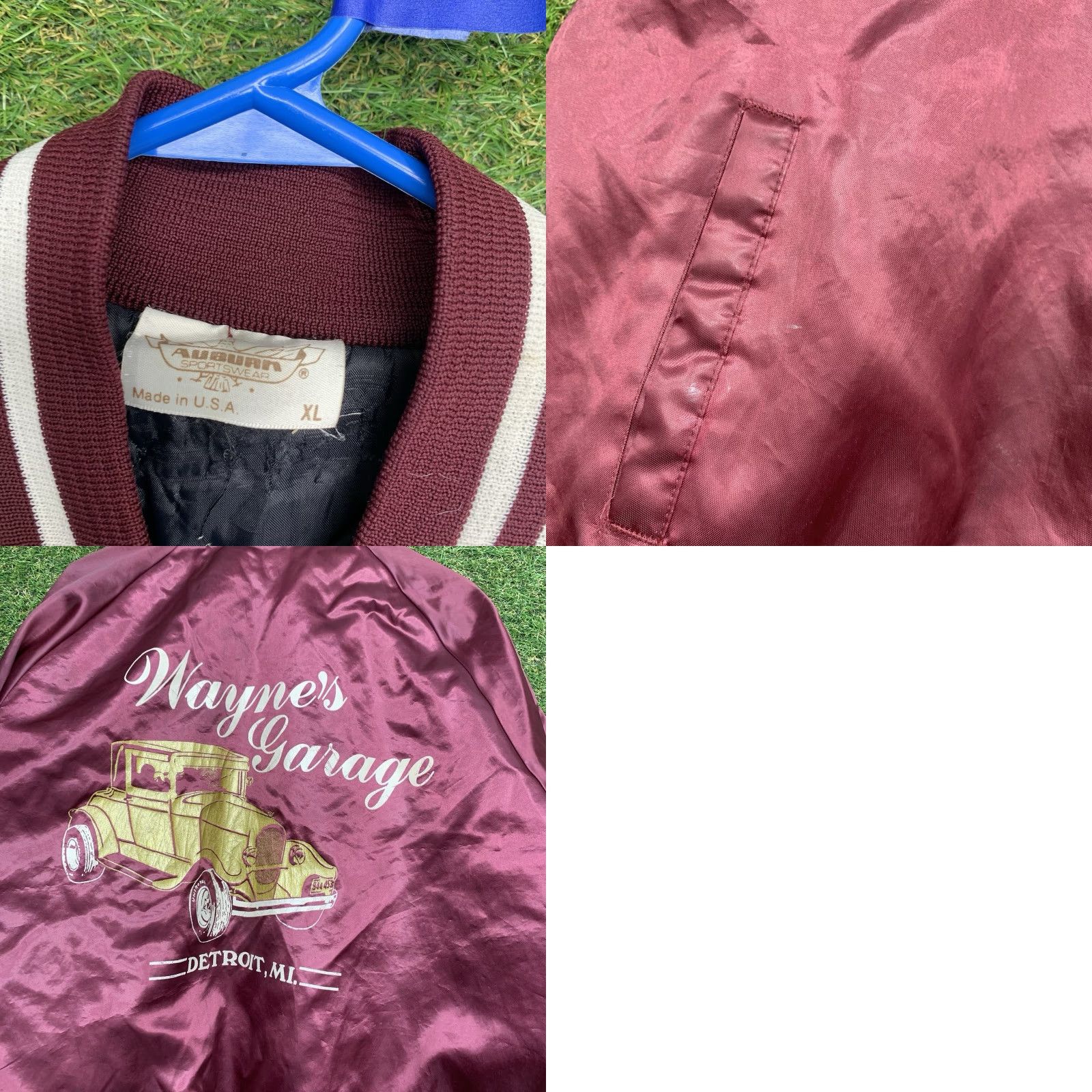 Garage VINTAGE Westark Satin Jacket Bomber Jacket 90s Mens XL Red Snap USA Made Includes Logo Theme 90s Mens XL Red Jacket Size US XL / EU 56 / 4 - 9 Thumbnail