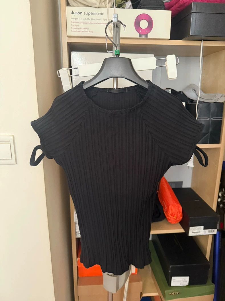 Helmut Lang HELMUT LANG Rope black cotton T short sleeve Size M / US 6-8 / IT 42-44 - 3 Thumbnail