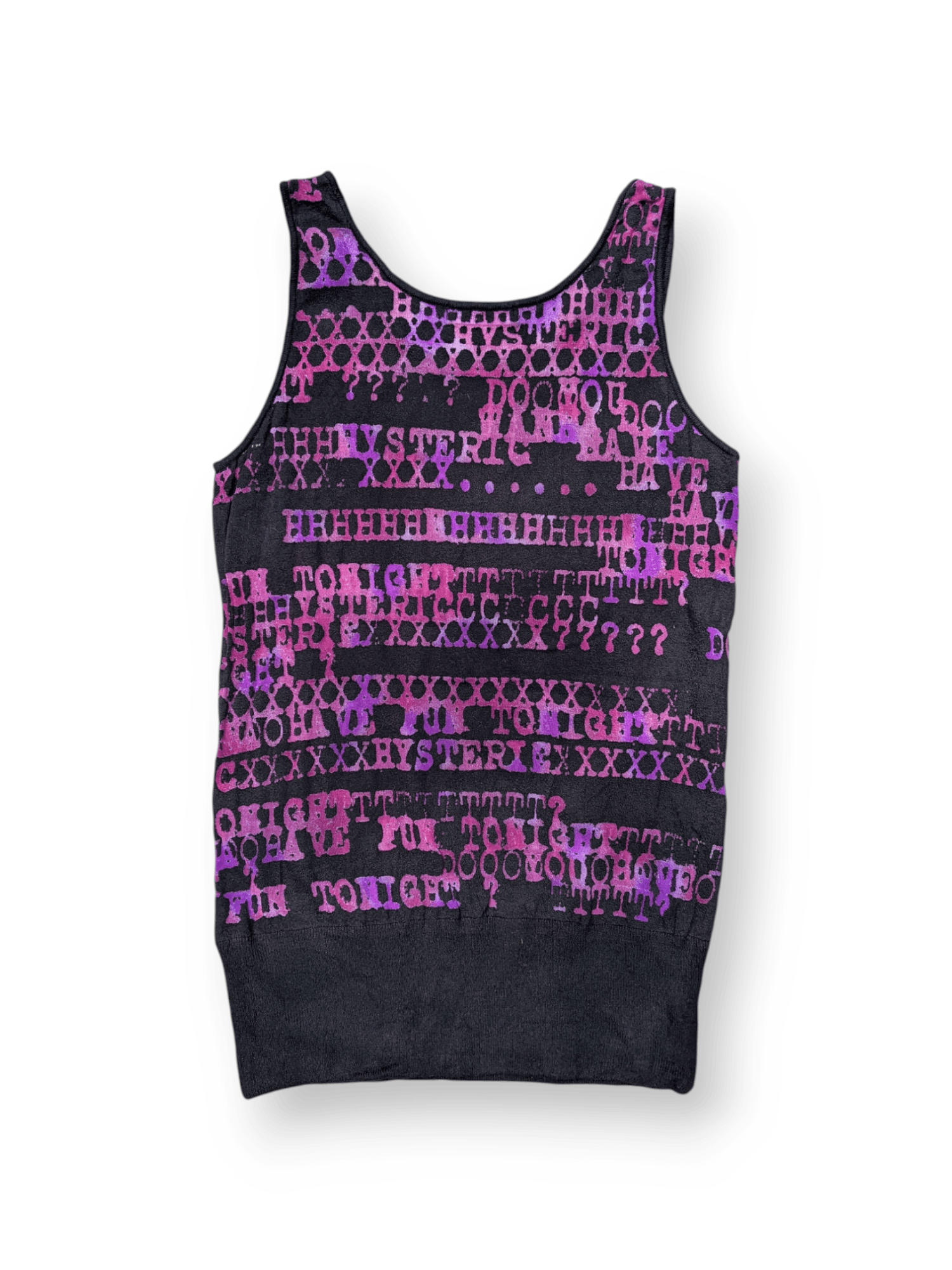 Hysteric Glamour Hysteric Glamour Typewriter Thin Knit Sleeveless Tank Size ONE SIZE - 3 Thumbnail