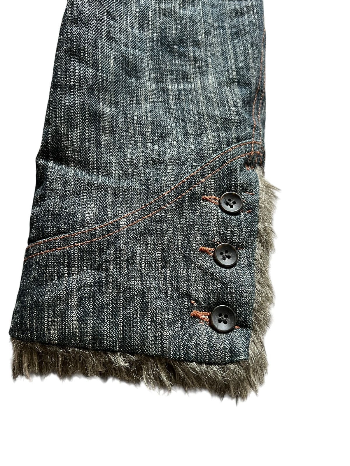 Nicole Club Nicole Club Fur Denim Jacket 4 Pockets Size US L / EU 52-54 / 3 - 6 Thumbnail