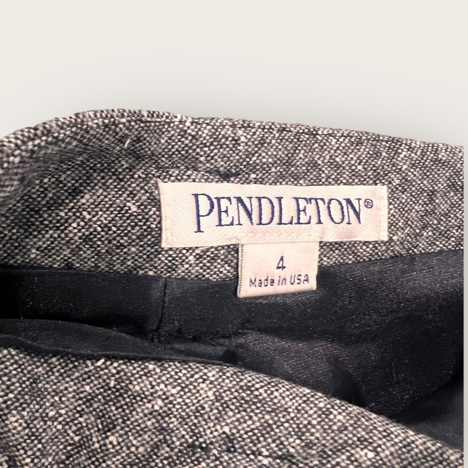 Pendleton Vintage Pendleton Wool Silk Blend Belted Midi Skirt Sz 4 Size 27" / US 4 / IT 40 - 3 Thumbnail