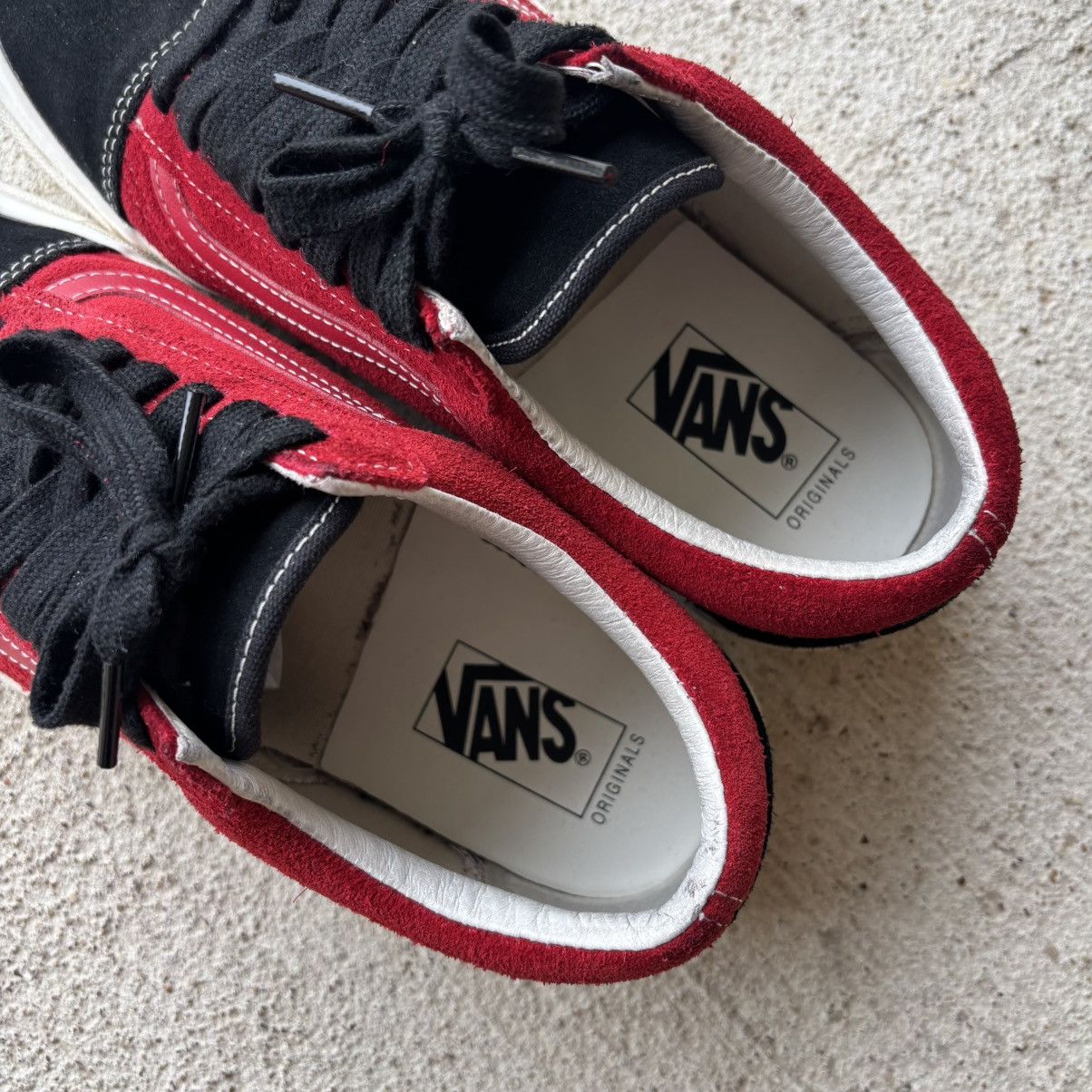 Vans Vault OG LX Old Skool Red Chili Pepper Black Suede Size 9 Size US 9 / EU 42 - 3 Thumbnail