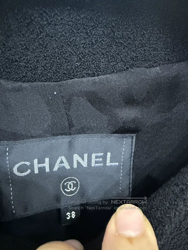 Chanel Chanel 22A black and silver sequin heavy industry jacket Size XS / US 0-2 / IT 36-38 - 2 Thumbnail