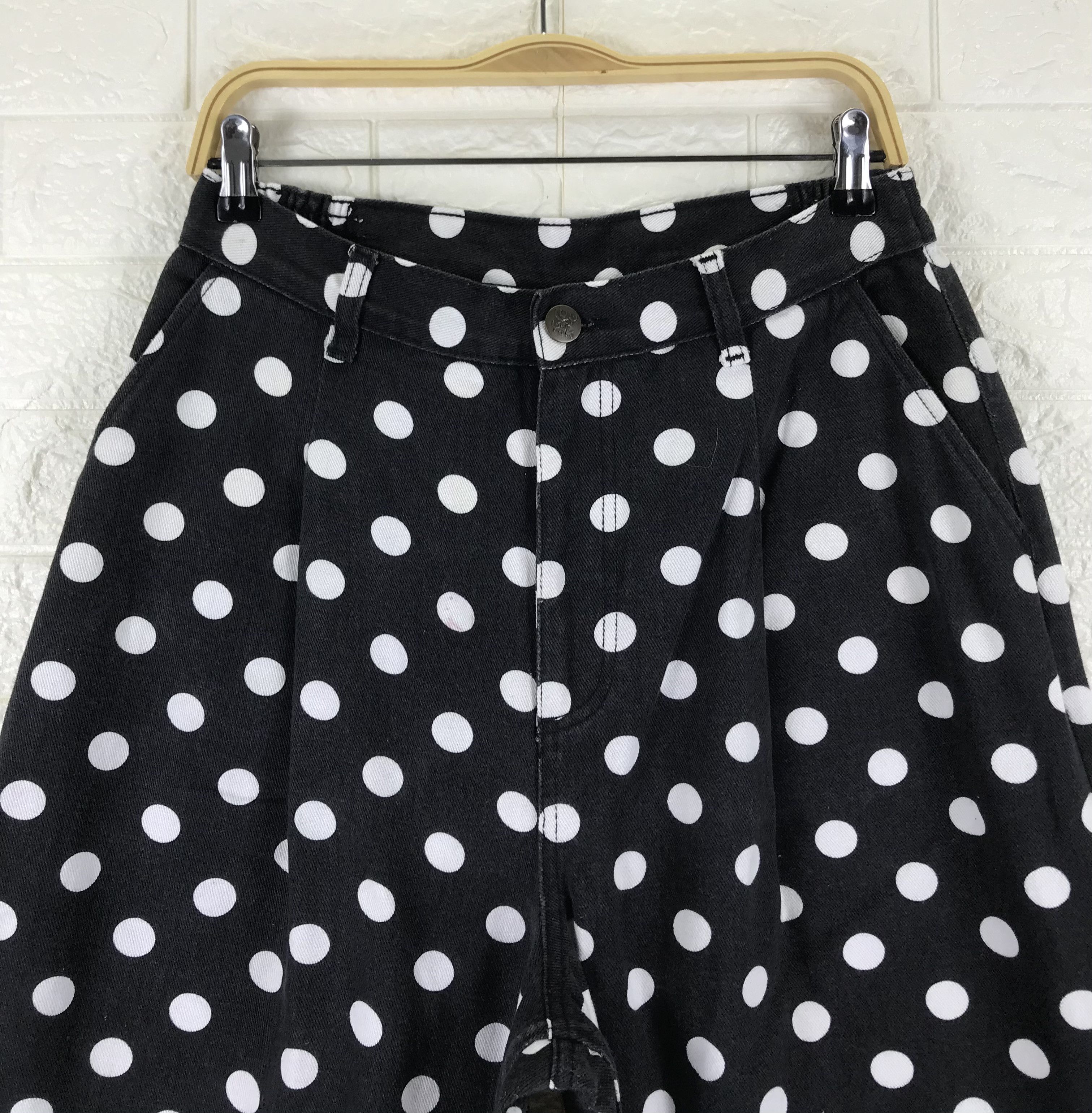Japanese Brand Vintage Lucy & Yak Polkadot Crazy Baggy Jeans Size US 30 / EU 46 - 4 Thumbnail