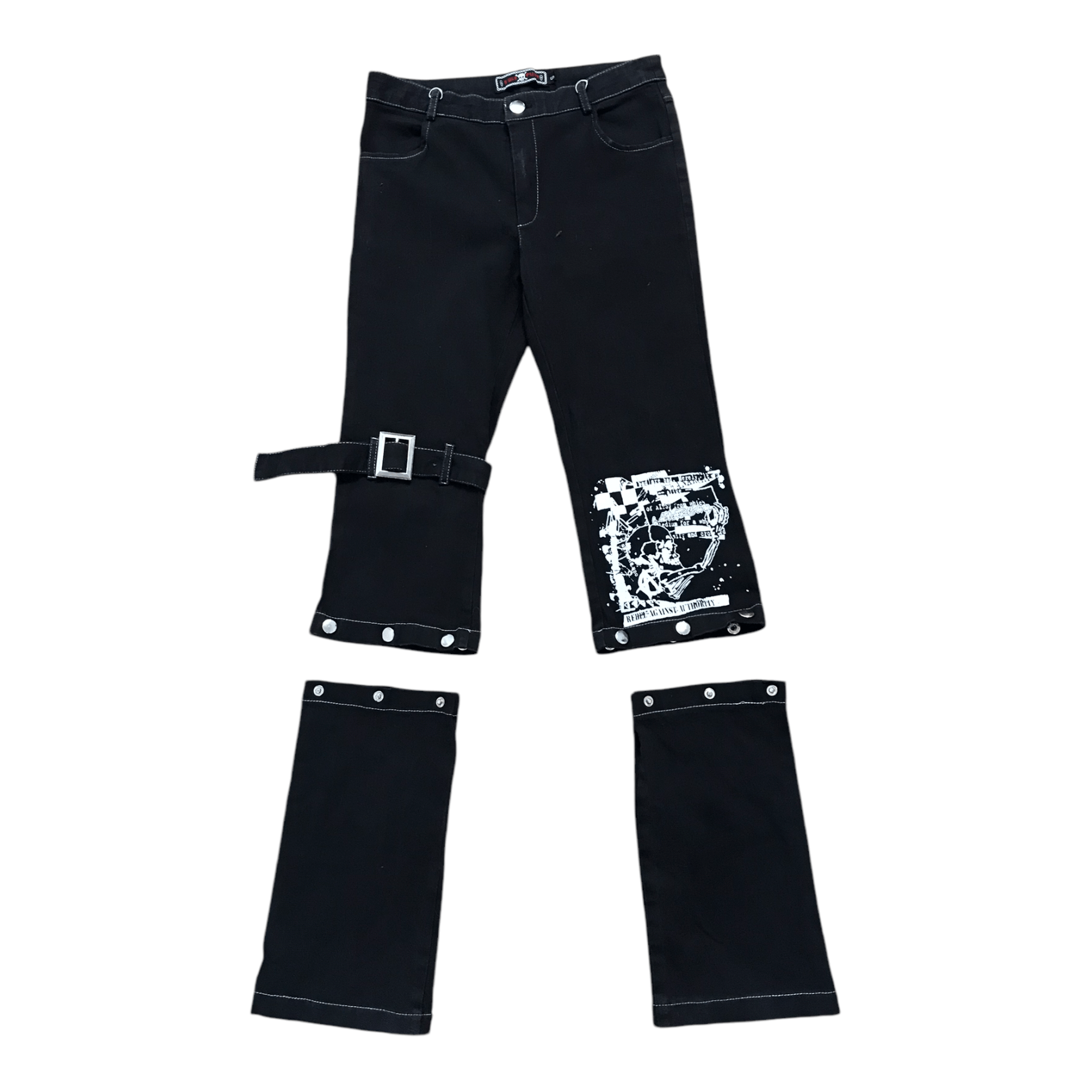 Hysteric Glamour × If Six Was Nine × Seditionaries K-Star Punk Distress Black Pant Size US 28 / EU 44 - 1 Thumbnail