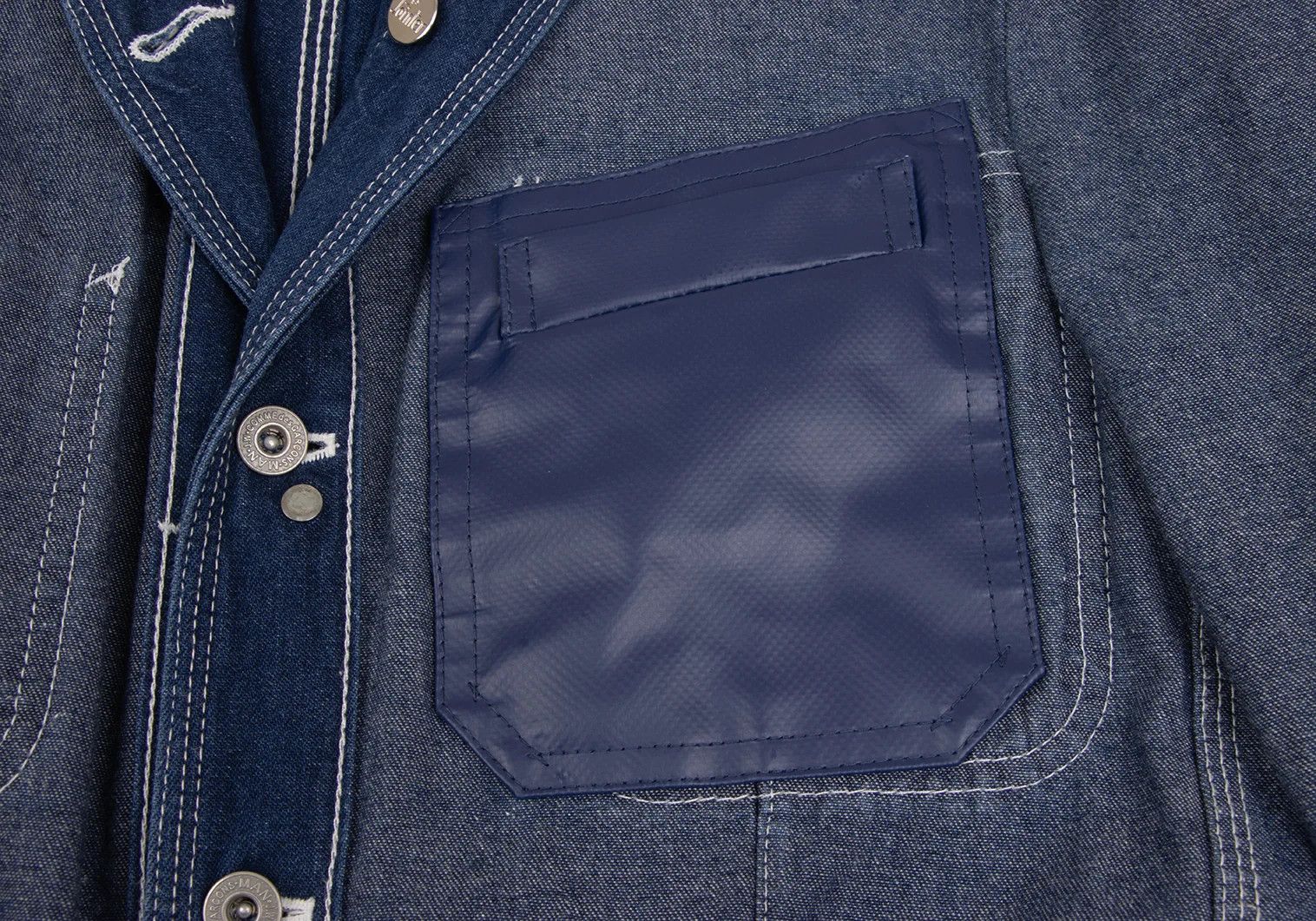 Junya Watanabe Reversible Patch Denim Jacket Indigo Blue SS Size US S / EU 44-46 / 1 - 5 Thumbnail