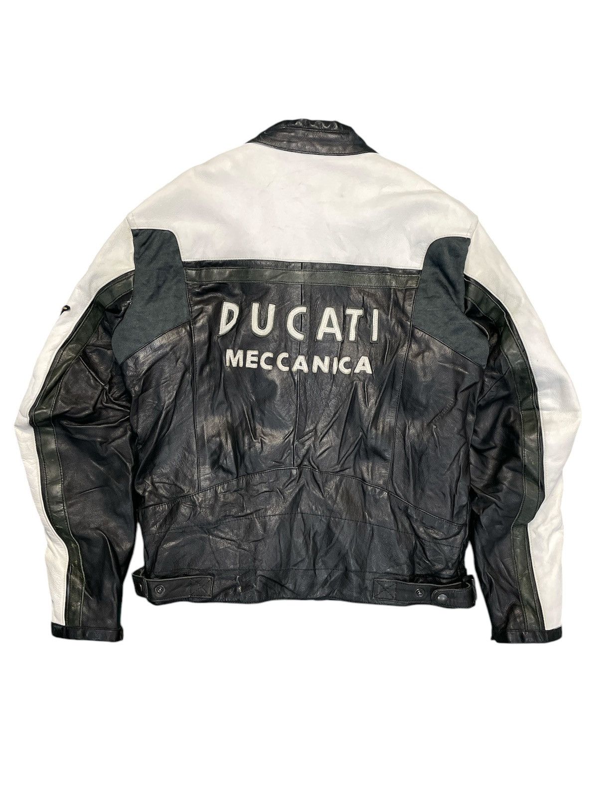 Ducati Vintage Ducati Meccanica Bologna Leather Motorcycle Jacket Size US L / EU 52-54 / 3 - 2 Thumbnail