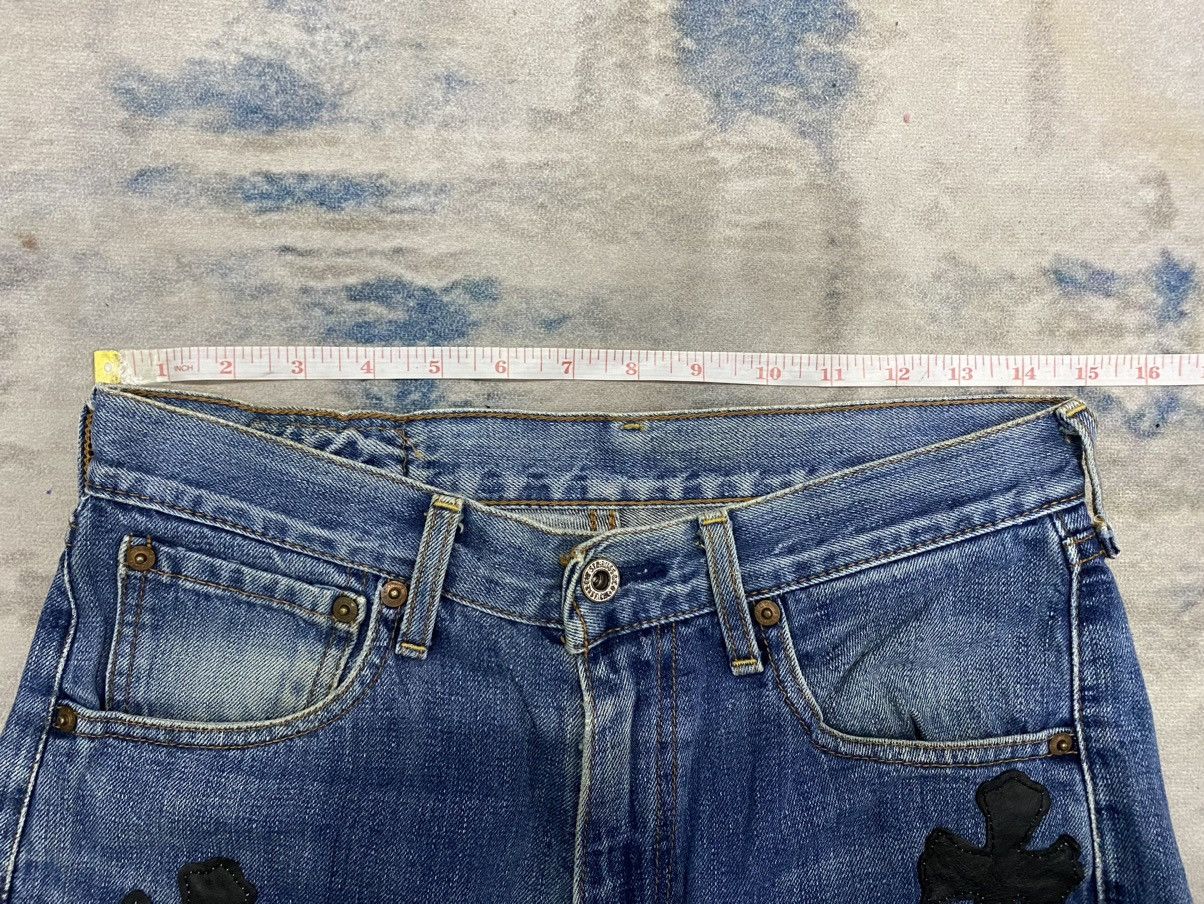 Japanese Brand Vtg Levis Distressed Cross Custom/Rebuild in Japan Size US 29 - 19 Thumbnail