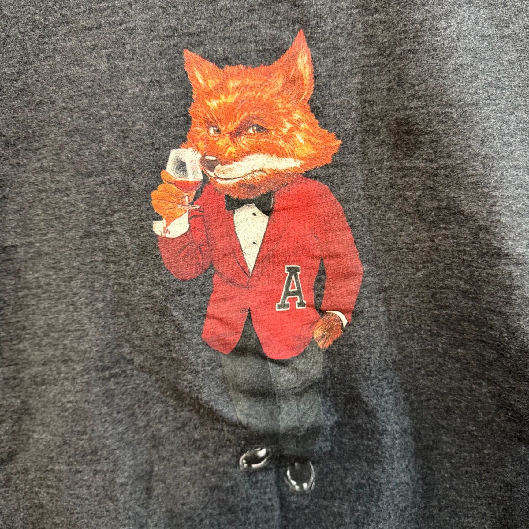 Vintage VINTAGE Akoo Sweatshirt Sweater XL Mens Grey Fox Graphic Crewneck Long Sleeve Streetwear Size US XL / EU 56 / 4 - 3 Thumbnail