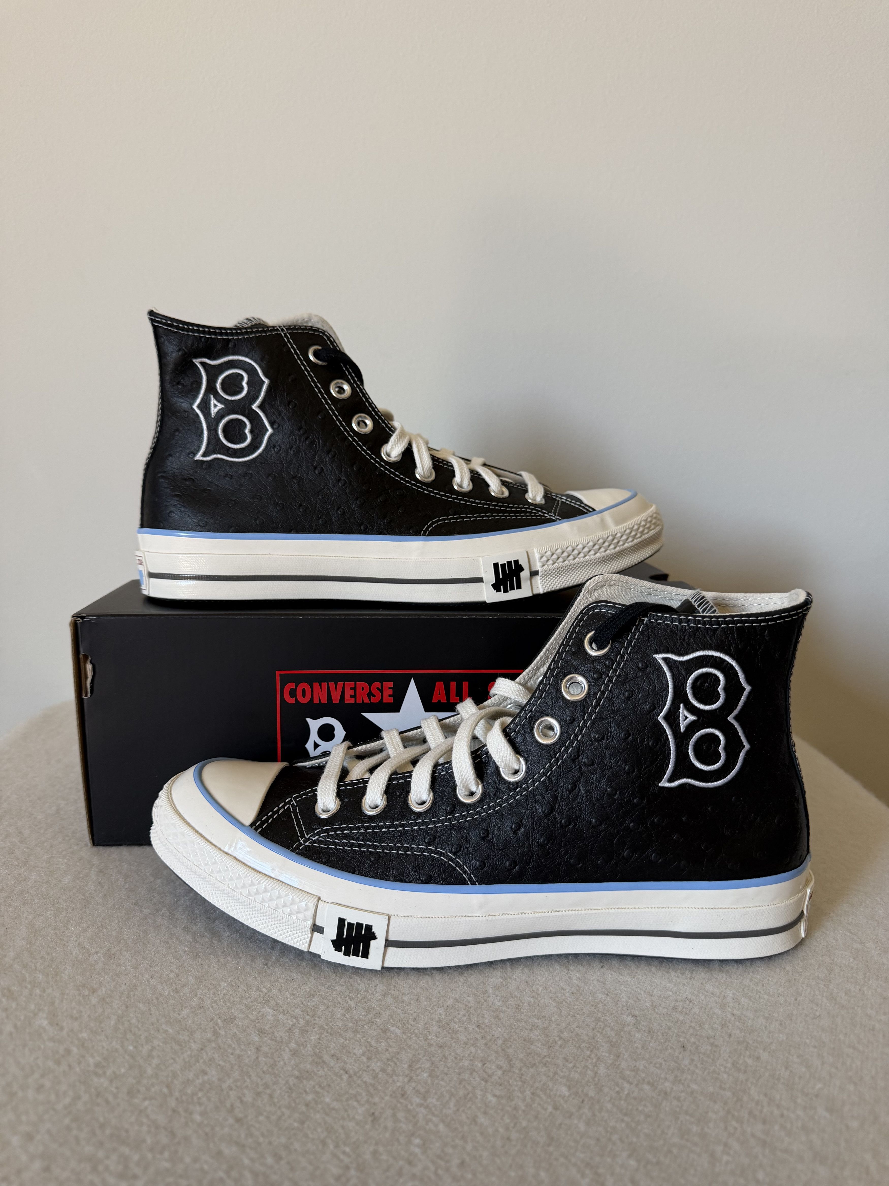 Converse × Undefeated Undefeated Converse Chuck 70 Brooklyn Dodgers in Black Size US 8.5 / EU 41-42 - 2 Thumbnail