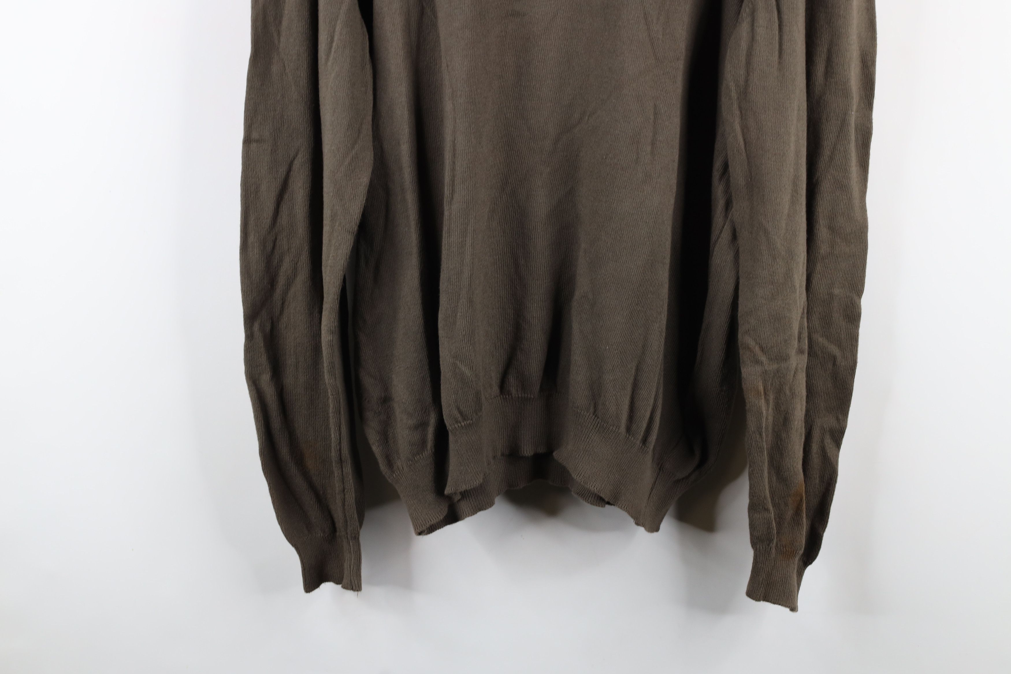 Vintage Vintage 90s Streetwear Knit Collared Pullover Polo Brown Size US XL / EU 56 / 4 - 13 Thumbnail