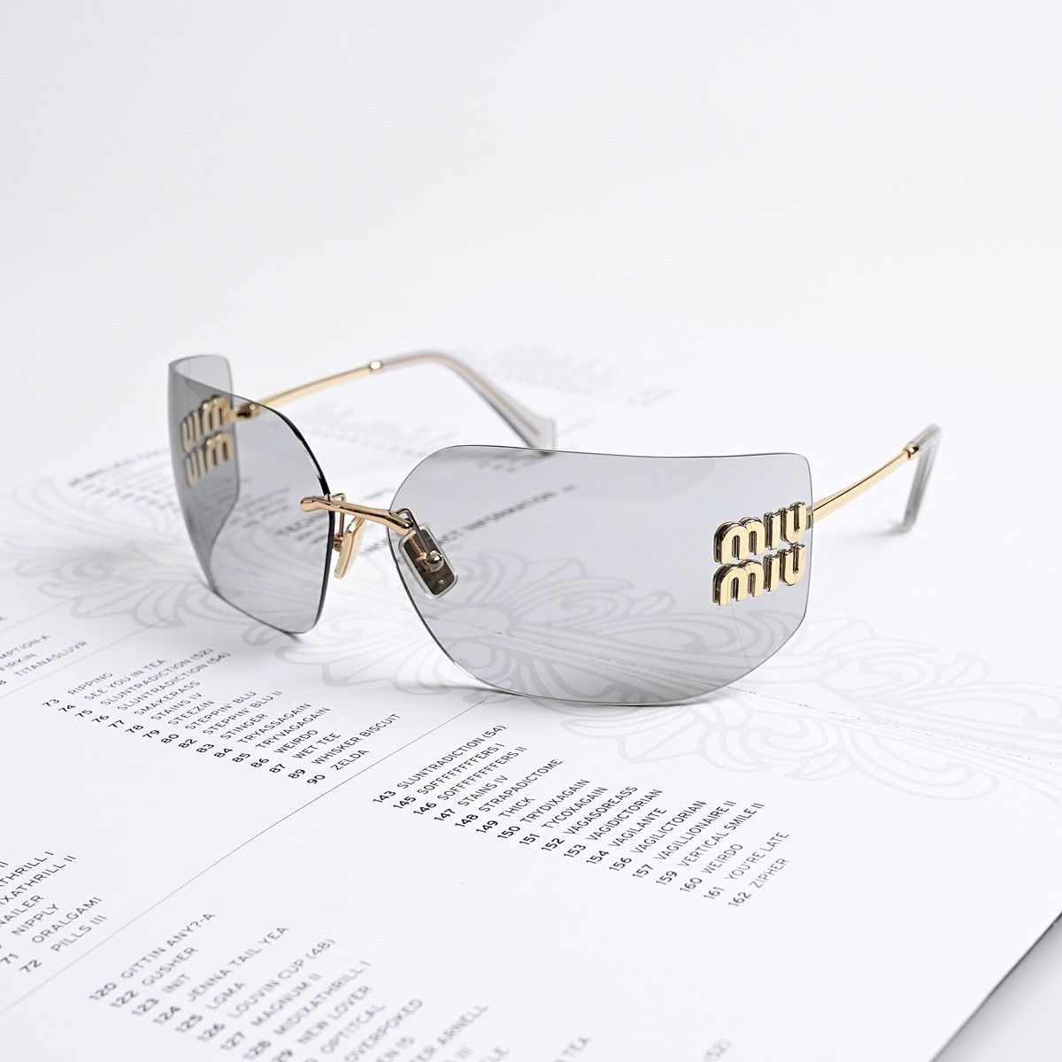 Miu Miu MIU MIU 0MU 54YS SUNGLASSES Size ONE SIZE - 1 Thumbnail