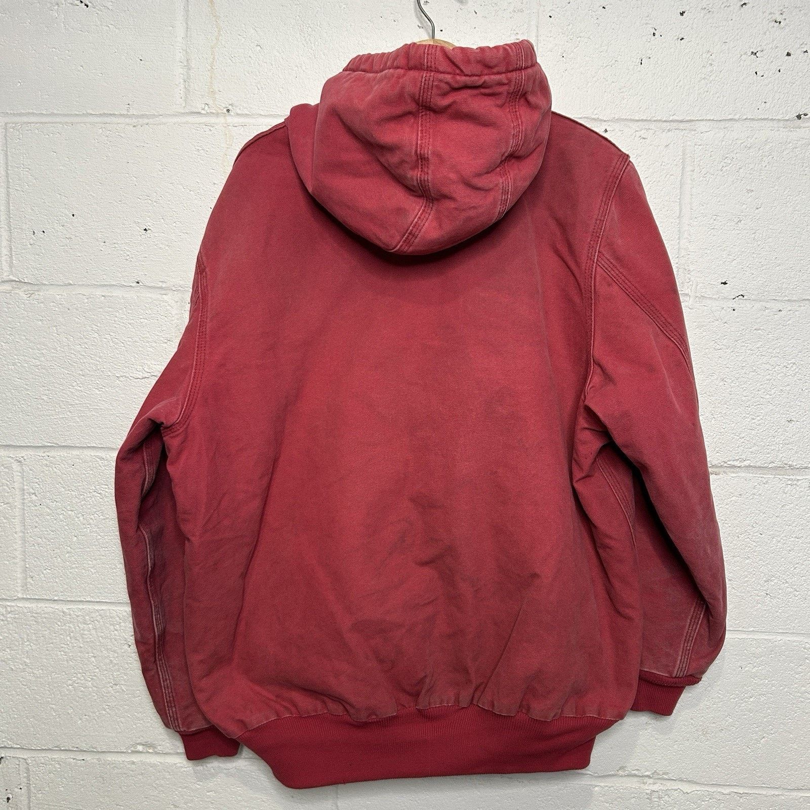 Carhartt Y2K Carhartt Quilted Hooded Jacket “Crabapple Pink” WJ130 Size US XL / EU 56 / 4 - 2 Thumbnail