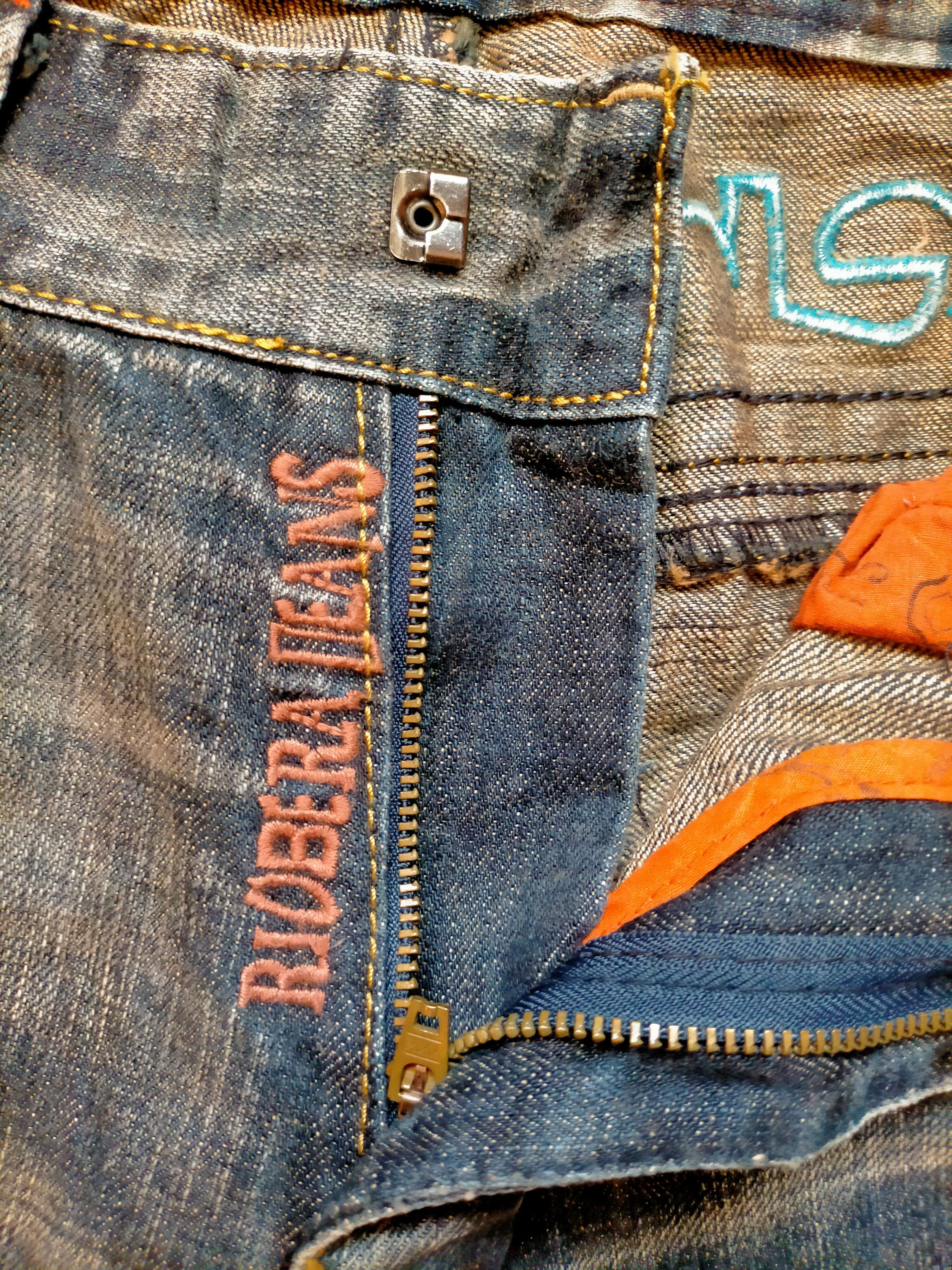 Hysteric Glamour Riobera Jeans Embroidered Rare Design Denim Pants Size US 33 - 19 Thumbnail