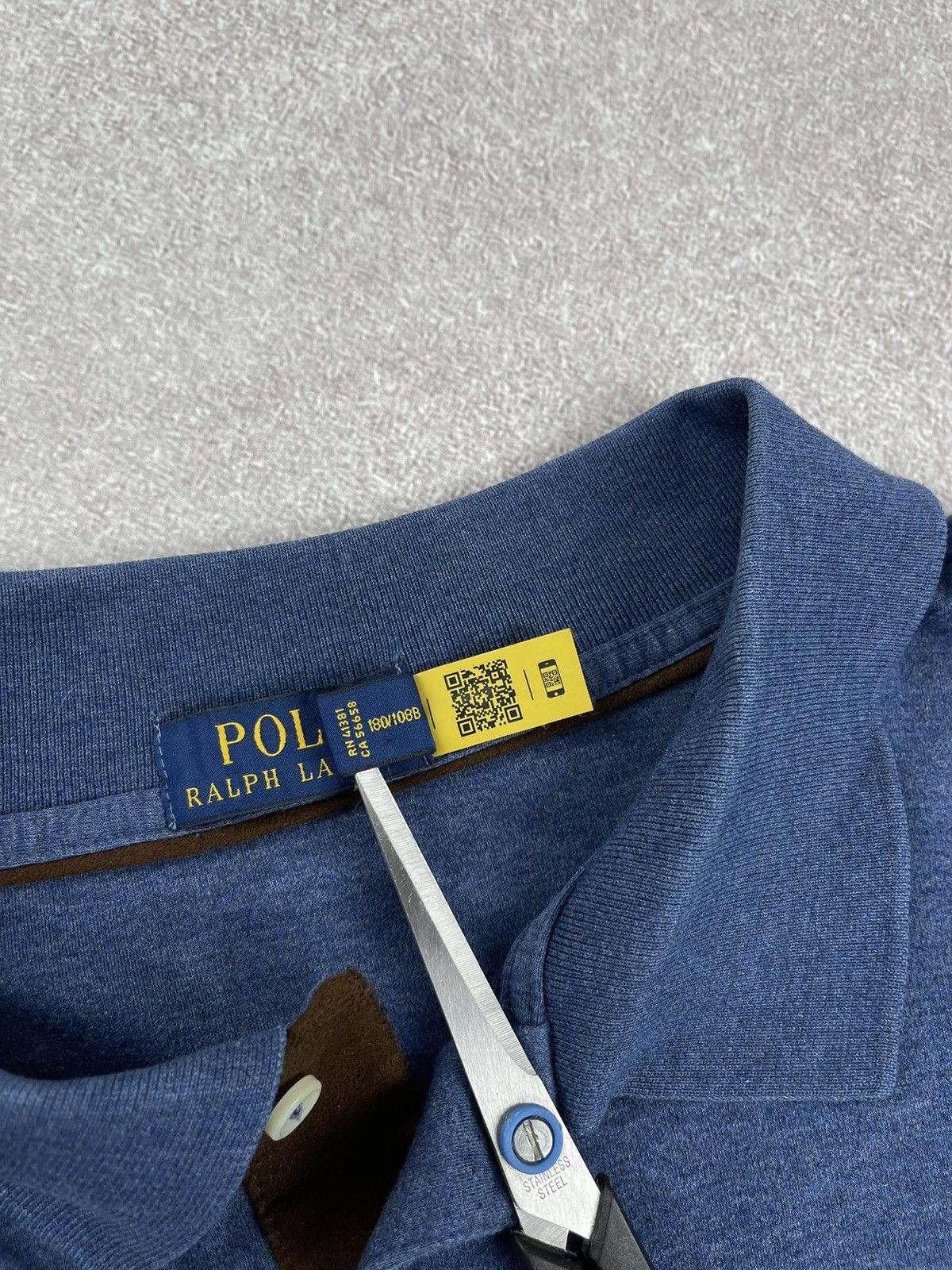 Polo Ralph Lauren Long Sleeve Rugby Blue Size Xxl