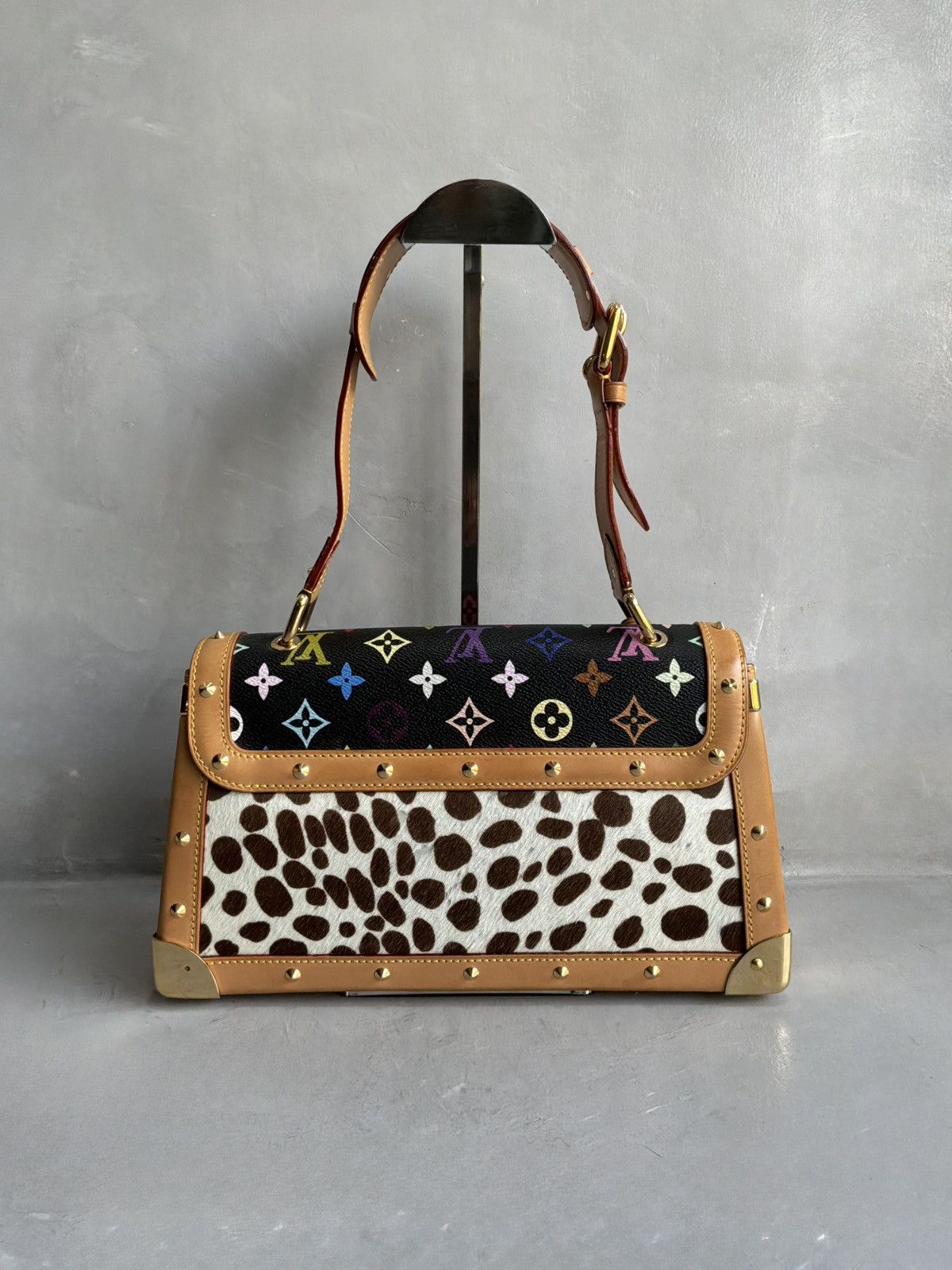 Louis Vuitton × Takashi Murakami 2003 Louis Vuitton x Murakami - SAC Rabat Dalmatian Ponyhair Size ONE SIZE - 2 Thumbnail