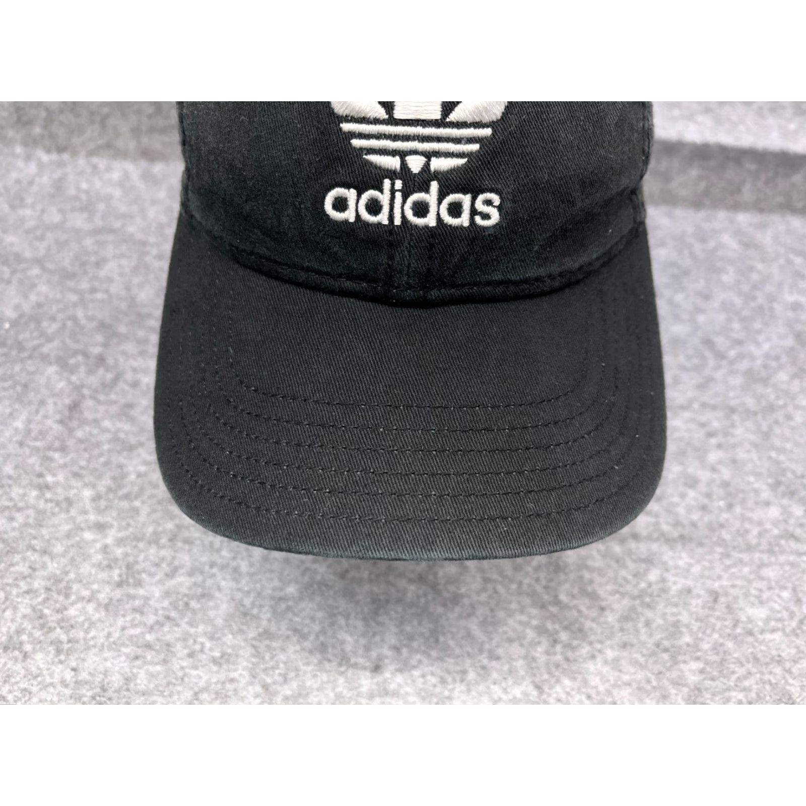 Adidas Adidas Golf Hat Cap Adjustable Lightweight Womens One Size Black Cotton Twill Sports Size ONE SIZE - 3 Thumbnail