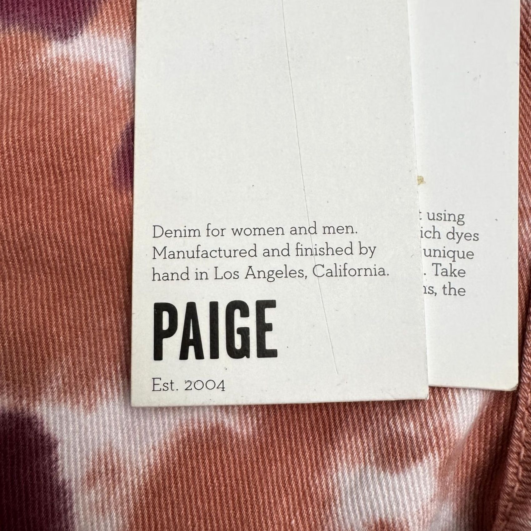 Paige Paige Denim Shorts Women 24 Multicolor Tie-Dye Stretch Boyfriend Casual Summer Streetwear Size 42" / US 20 - 5 Thumbnail