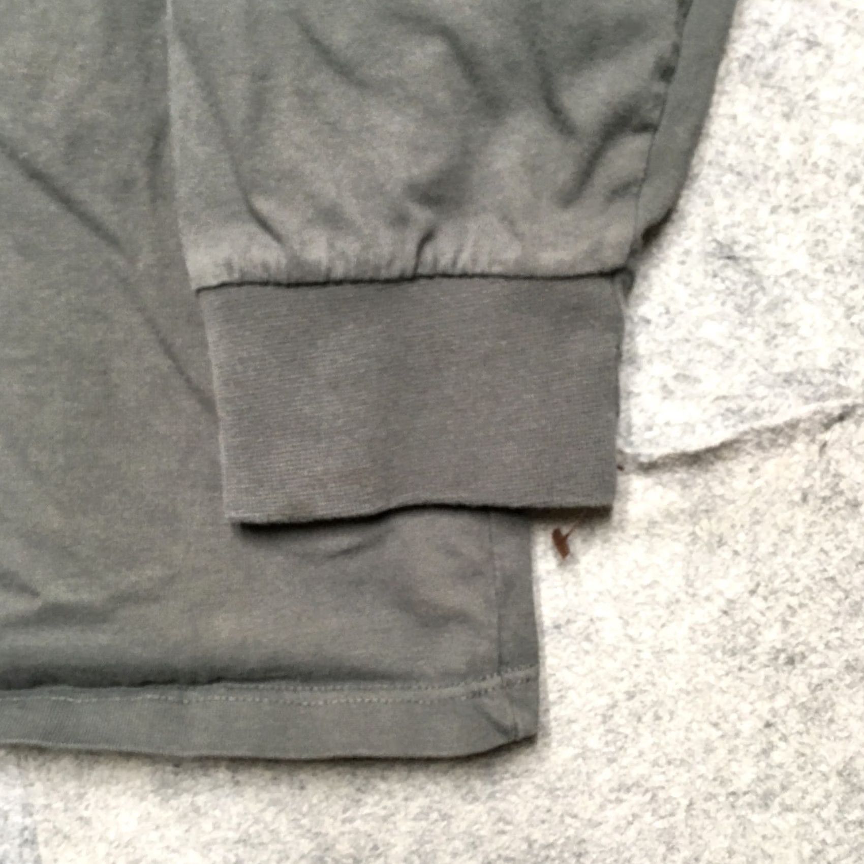 Vintage American Giant Shirt Men 3XL Dark Gray Long Sleeve Pocket Tee Made in USA Cotton Size US XXL / EU 58 / 5 - 2 Thumbnail