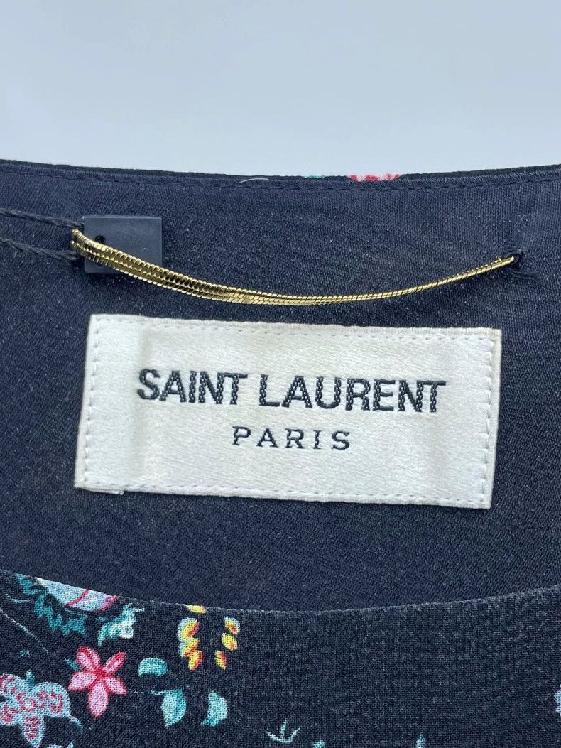 Saint Laurent Paris saint Laurent parisSilk floral dress 2503-Nextarrow Size XS / US 0-2 / IT 36-38 - 6 Thumbnail