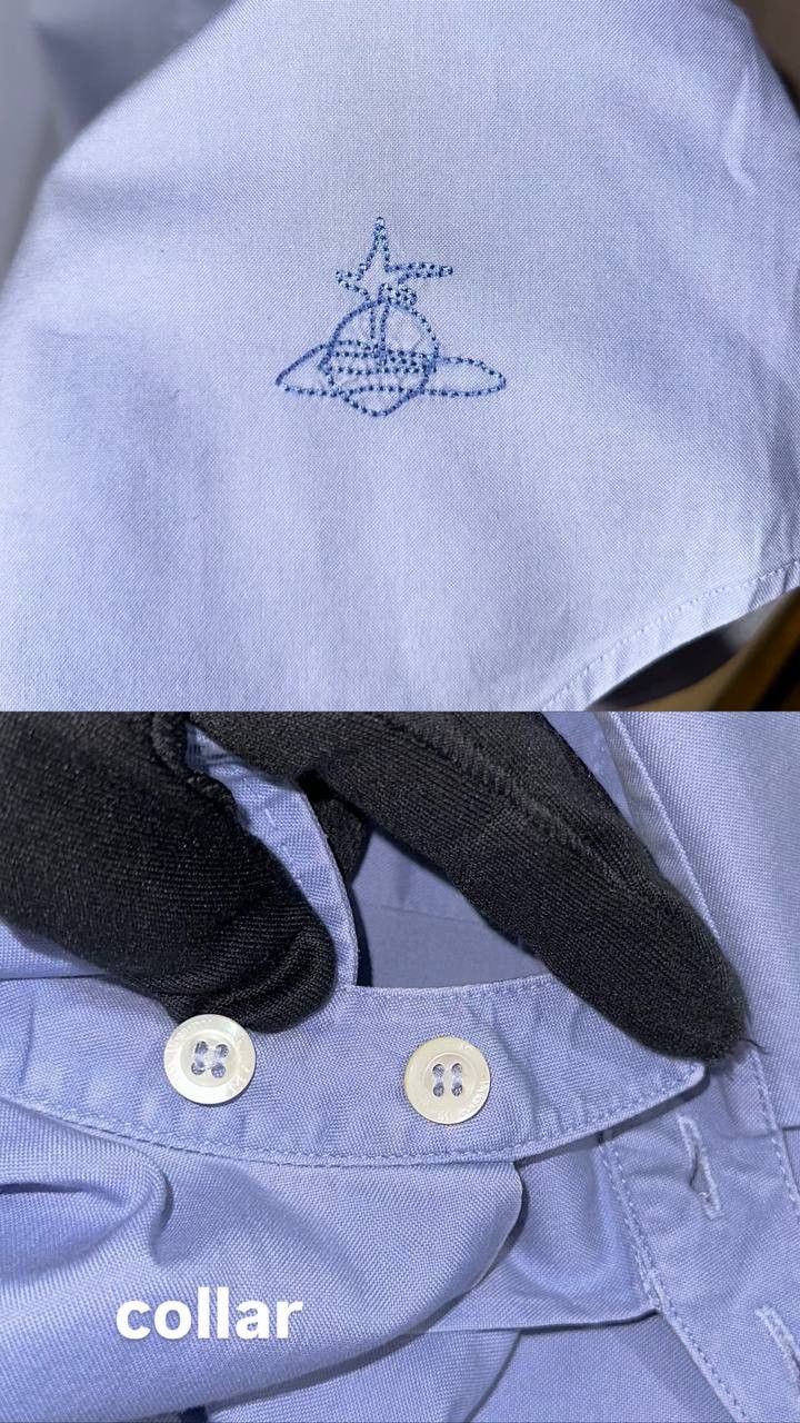 Vivienne Westwood Vivienne Westwood Shirt Buttons Up Long Sleeve logo Size US L / EU 52-54 / 3 - 3 Thumbnail