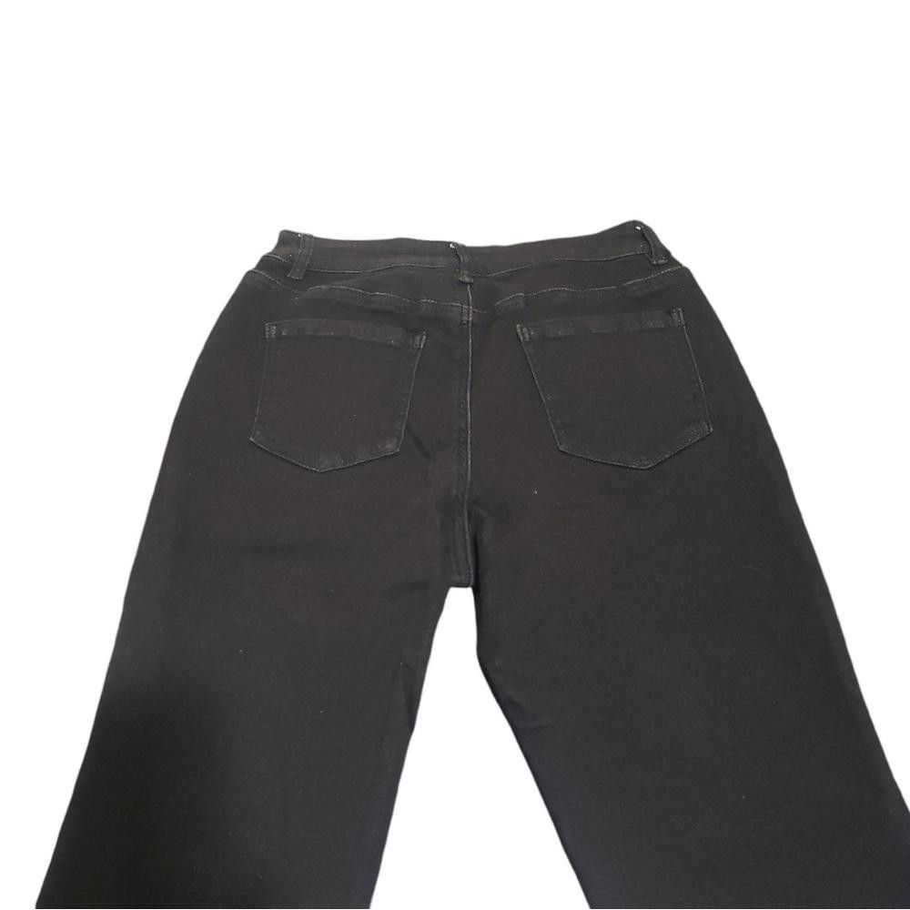 Chicos Chico’s Black Stone Washed Ankle Jeans 4R Size 27" / US 4 / IT 40 - 2 Thumbnail
