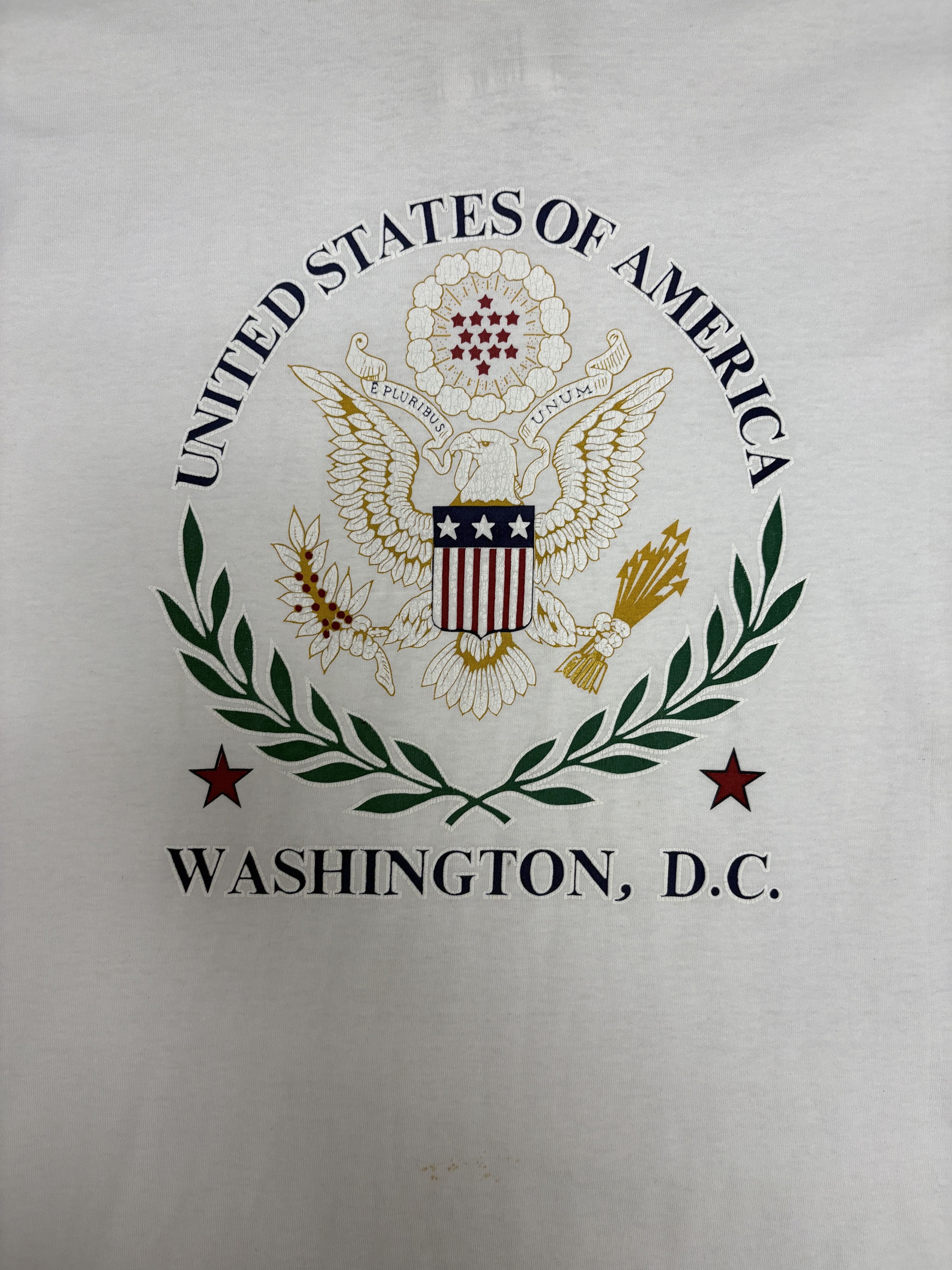 Vintage United States Of America Coat Of Arms Vintage T-Shirt Tee Size US XL / EU 56 / 4 - 2 Thumbnail