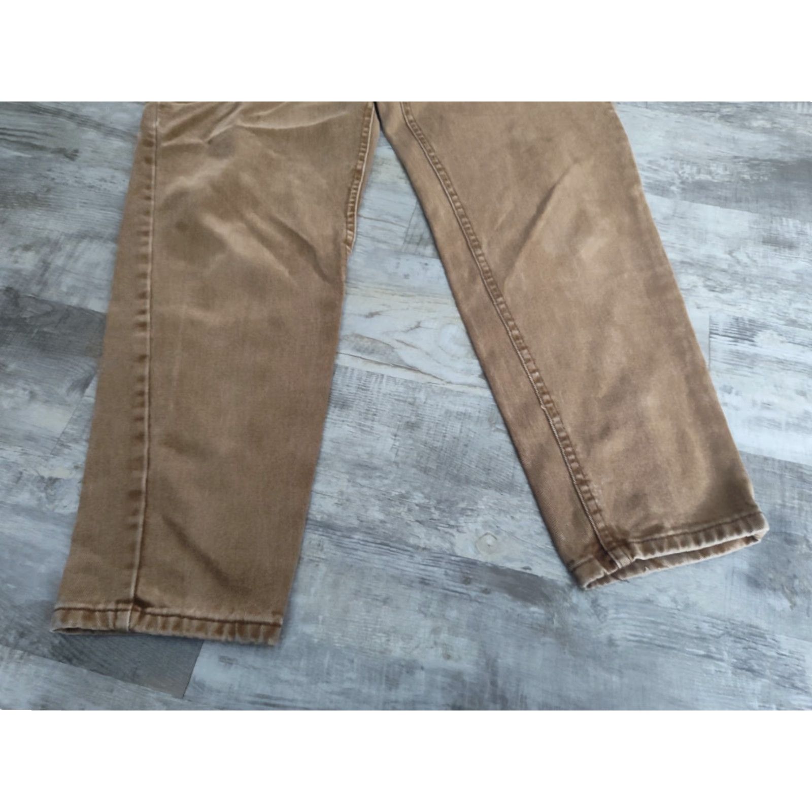 Lee VINTAGE Lee Women’s Jeans Tapered High Waisted 16 Brown Denim USA Riveted 5-Pocket Size 38" / US 16 / IT 52 - 2 Thumbnail