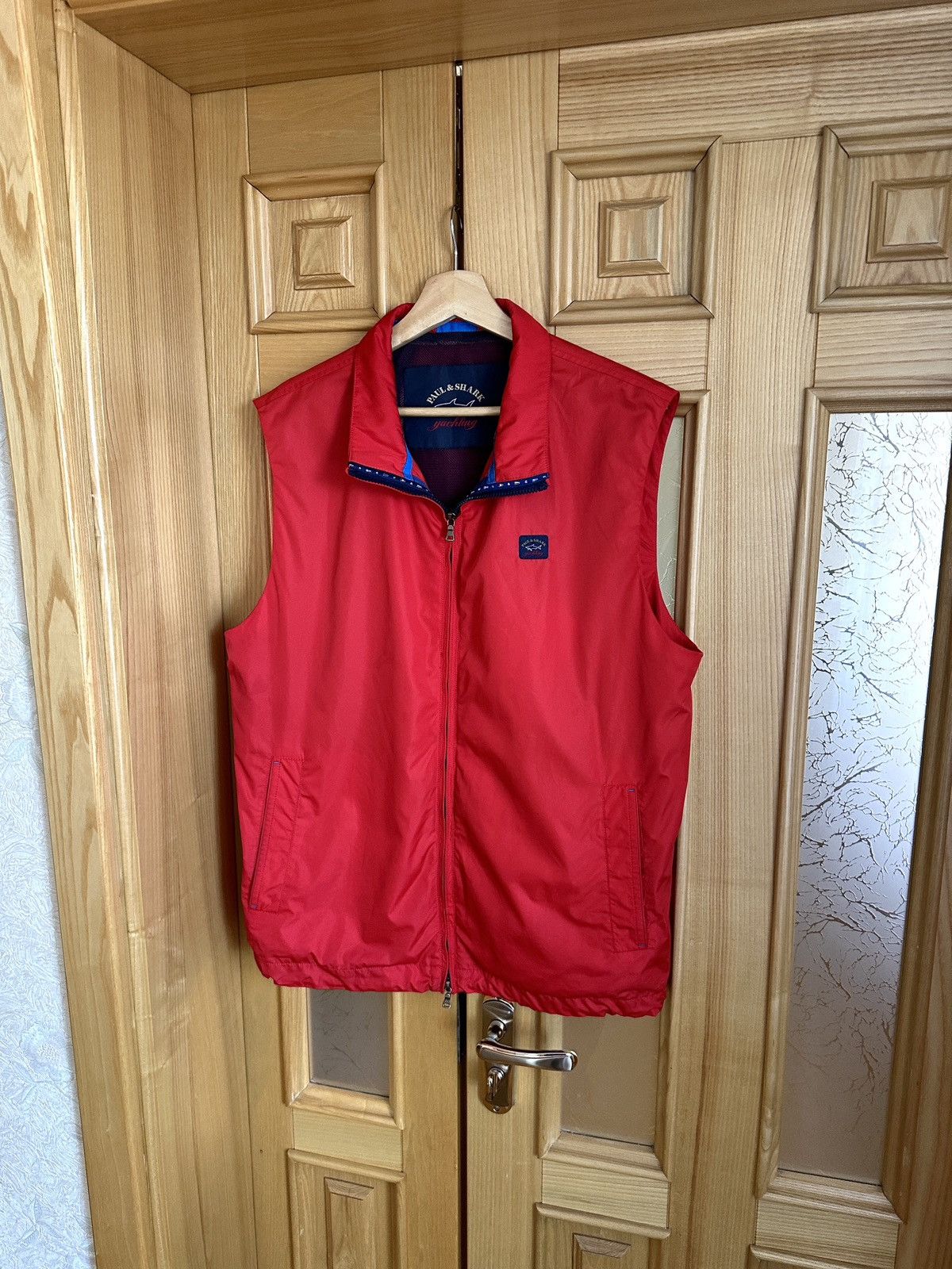 Paul & Shark Paul & Shark Red Quilted Vest XL- L Jacket Yachting Italy Size US XL / EU 56 / 4 - 2 Thumbnail