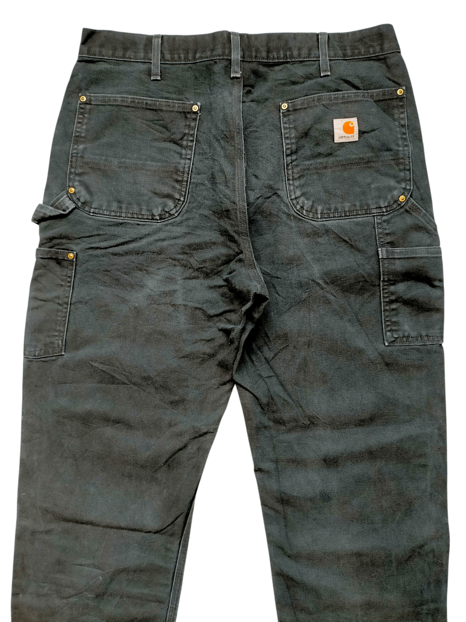 Carhartt Vintage Carhartt Double Knee Black Denim Size US 35 - 1 Thumbnail