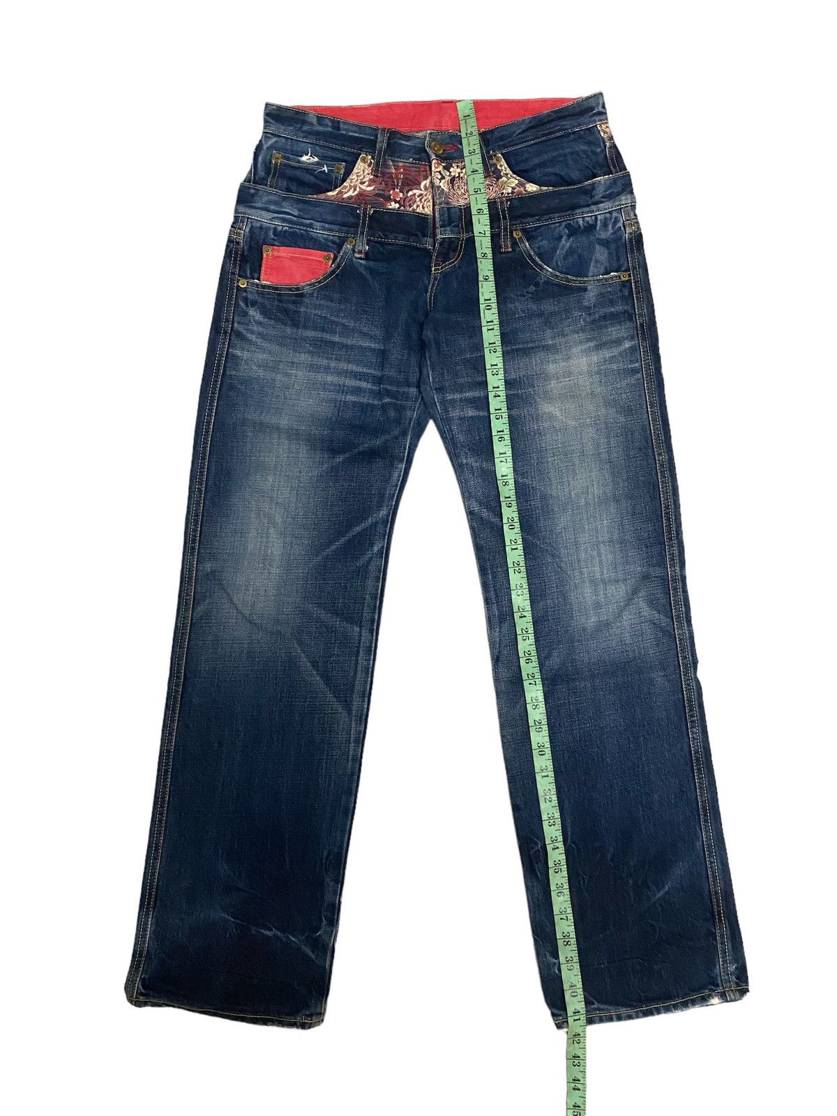 Eternal Vintage Eternal Double waist Denim Jeans Size US 31 - 13 Thumbnail