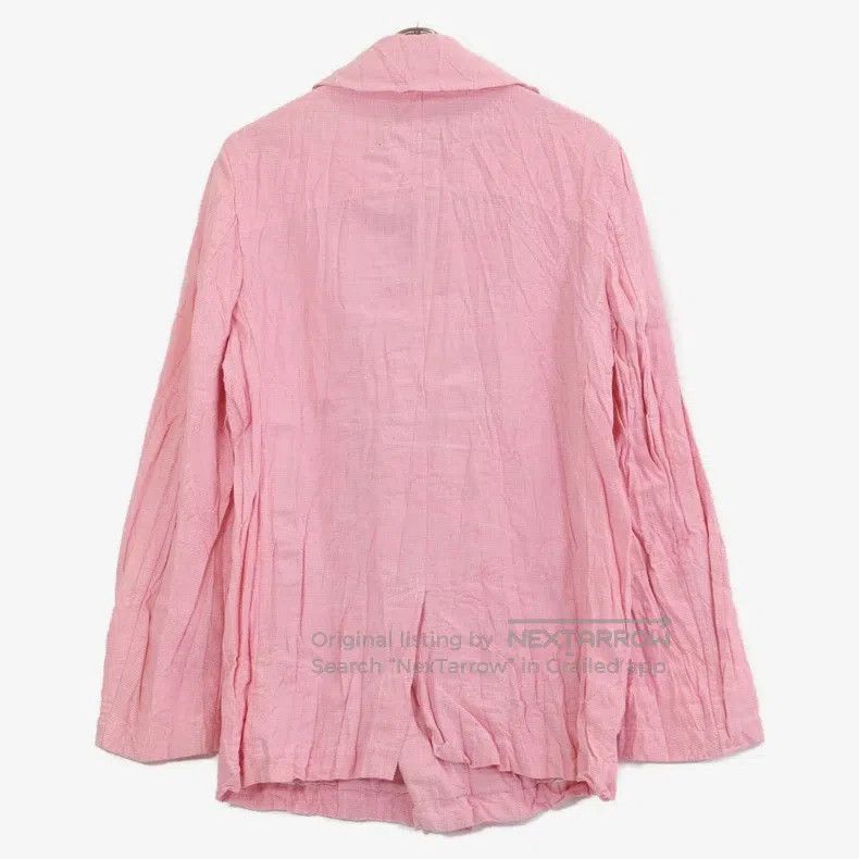 Comme des Garcons Comme Des Garcons Pink Double-Breasted Jacket Size US XS / EU 42 / 0 - 2 Thumbnail