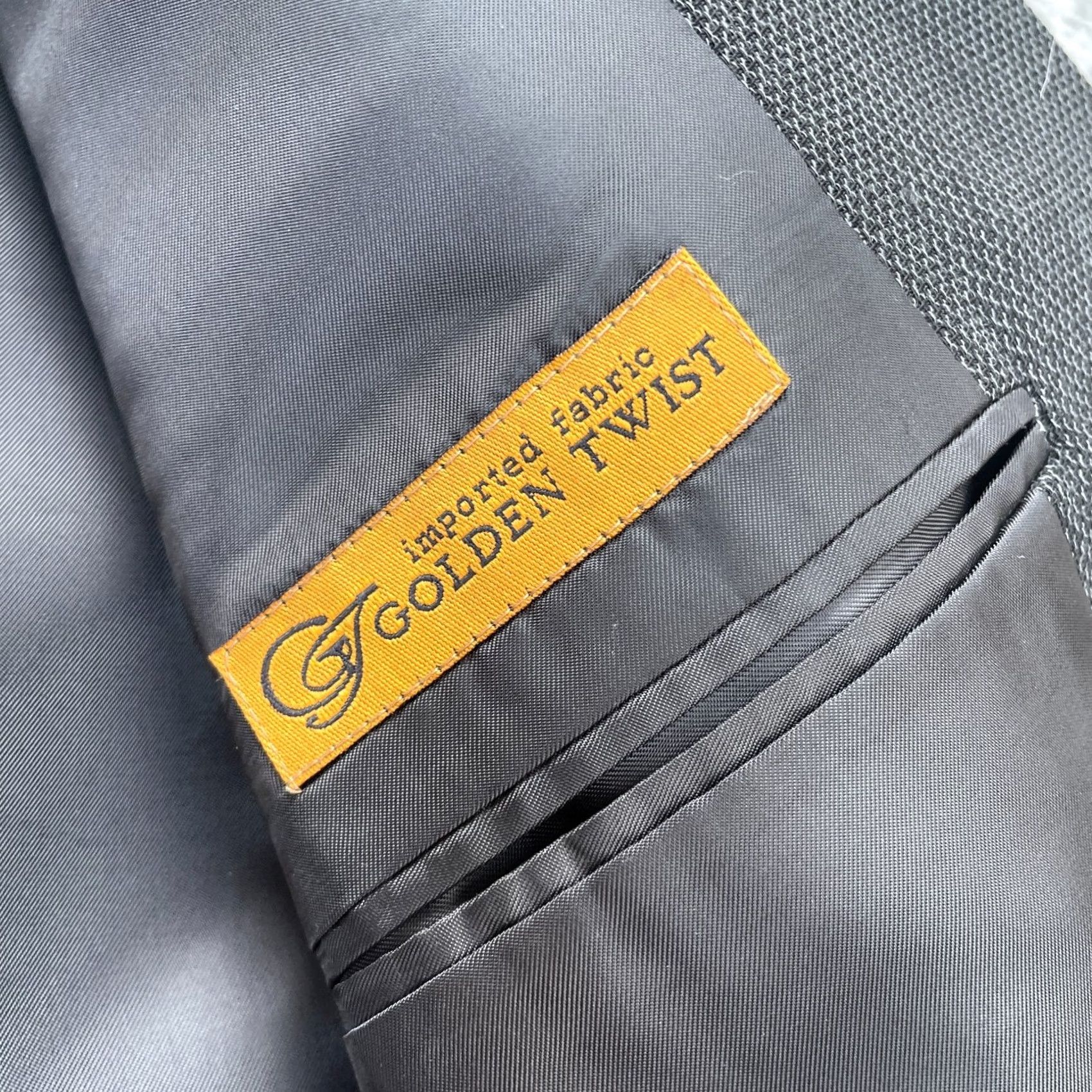 Jones New York VINTAGE Jones New York Blazer Gray Jacket Coat Mens 38S Textured Wool Business Size 38R - 5 Thumbnail