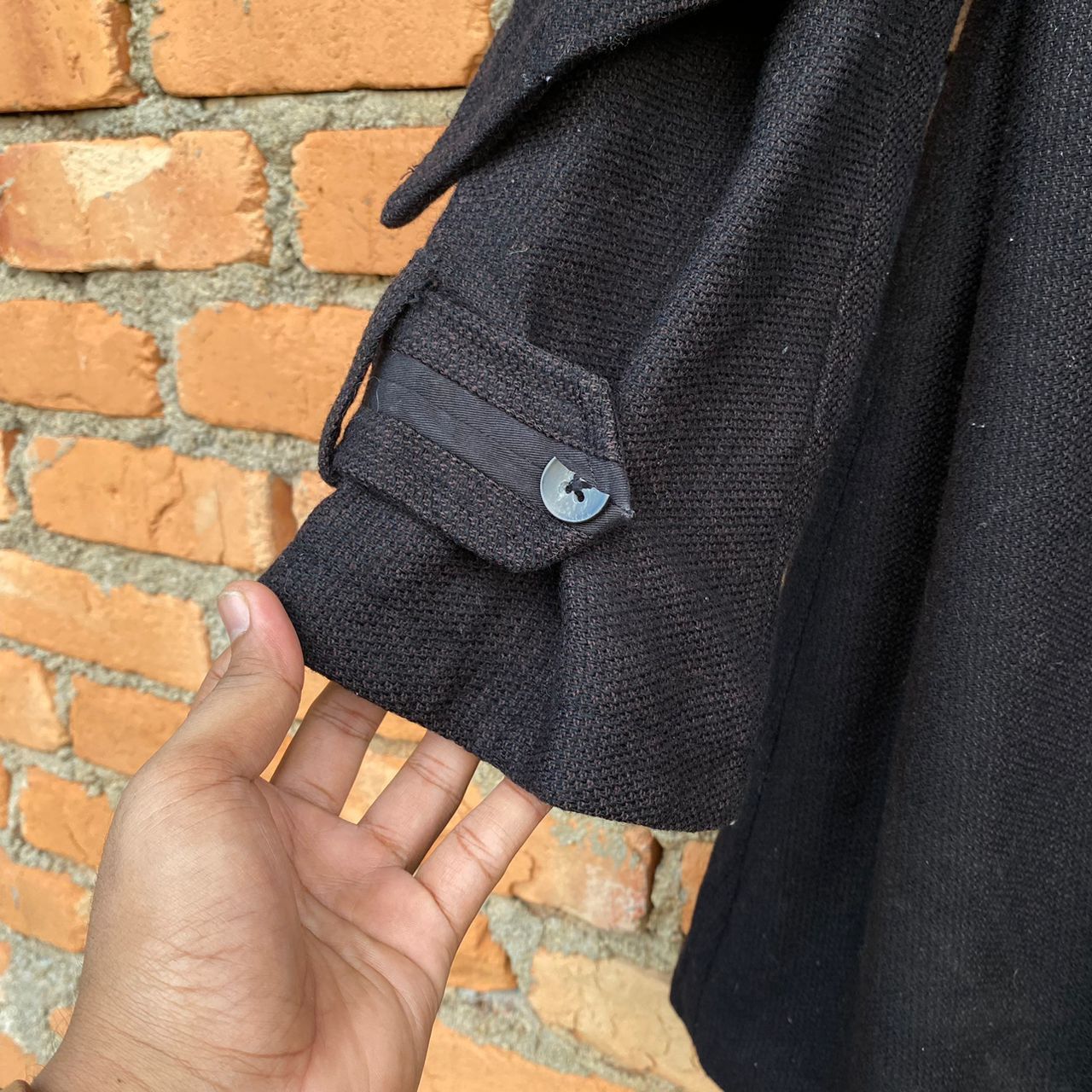 Designer × Diesel Diesel Muffler Collar Trench Coat Wool Size S / US 4 / IT 40 - 8 Thumbnail
