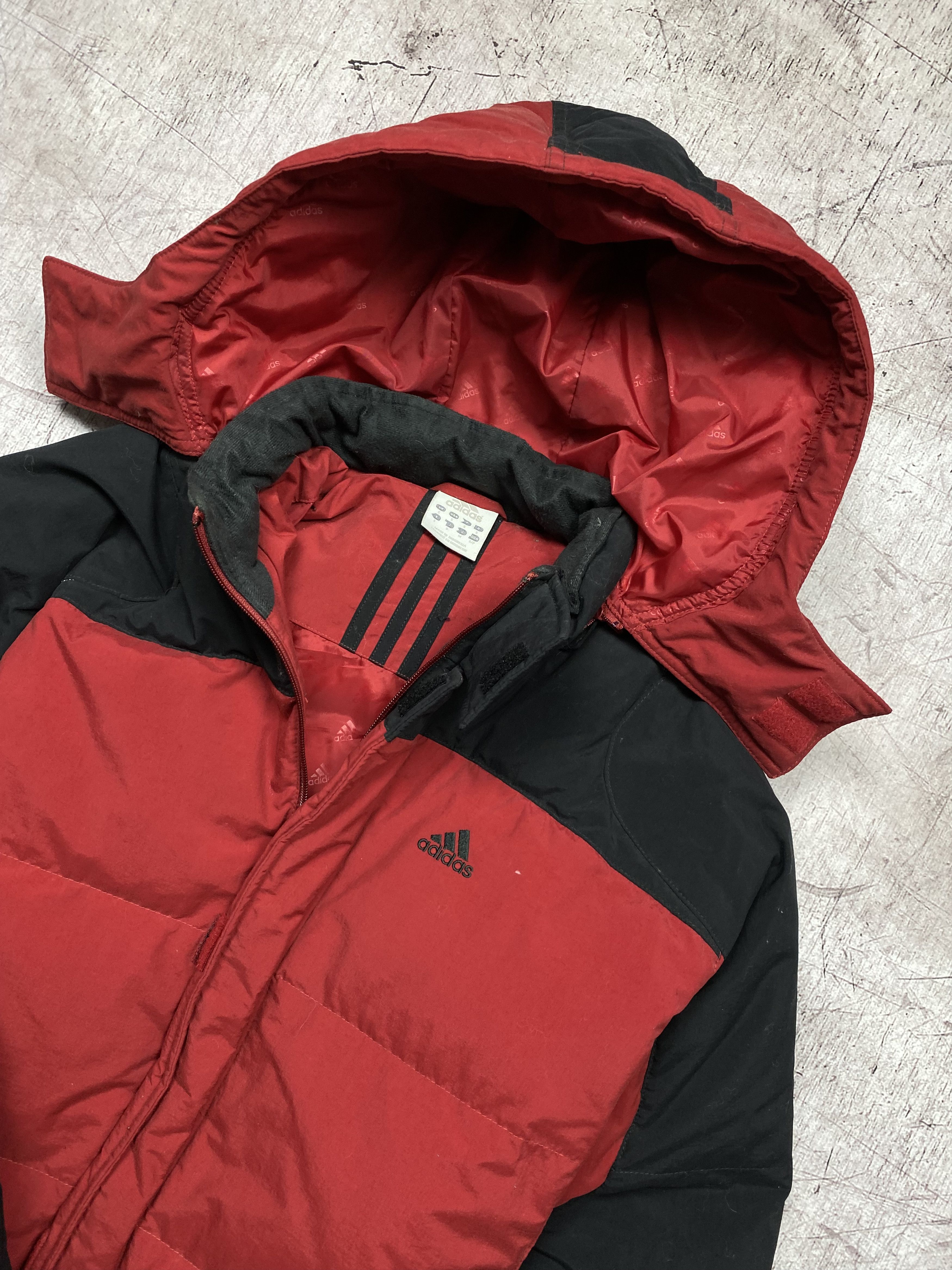 Adidas Adidas Vintage Mens Winter Down Puffer Parka Jacket Size US S / EU 44-46 / 1 - 3 Thumbnail