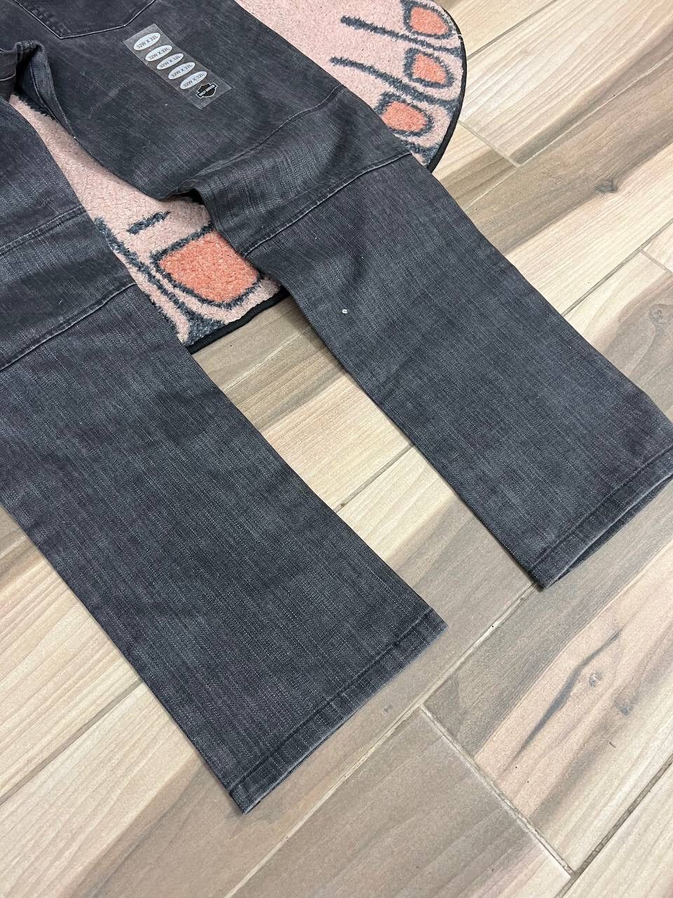 Harley Davidson × Vintage Vintage Harley Davidson Denim Jeans 32x32 Size US 32 / EU 48 - 8 Thumbnail