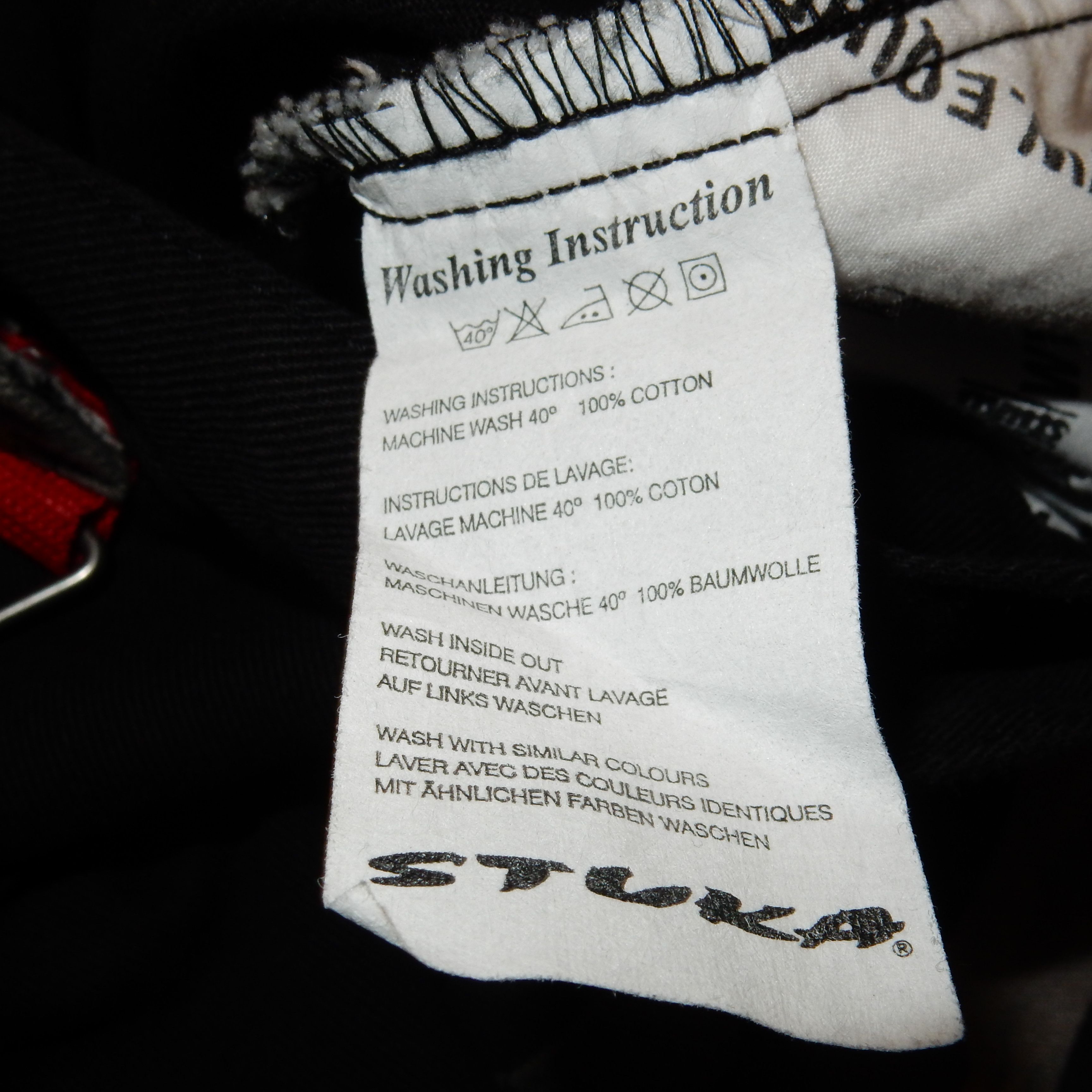 Rap Tees × Vintage Stuka black y2k swag baggy jeans - 26 Size 26" / US 2 / IT 38 - 6 Thumbnail
