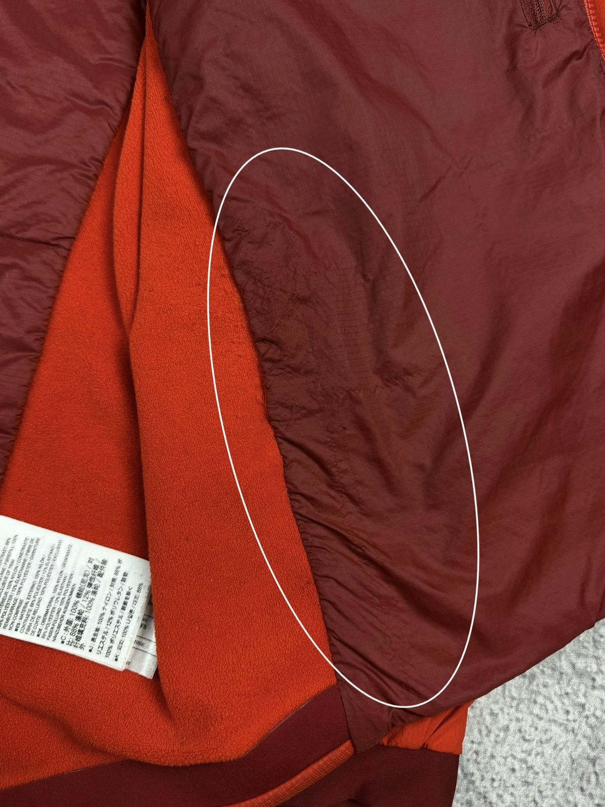 Arc'teryx Arcteryx Atom LT Orange Full Zip Reflective Logo Jacket Size US XL / EU 56 / 4 - 18 Thumbnail