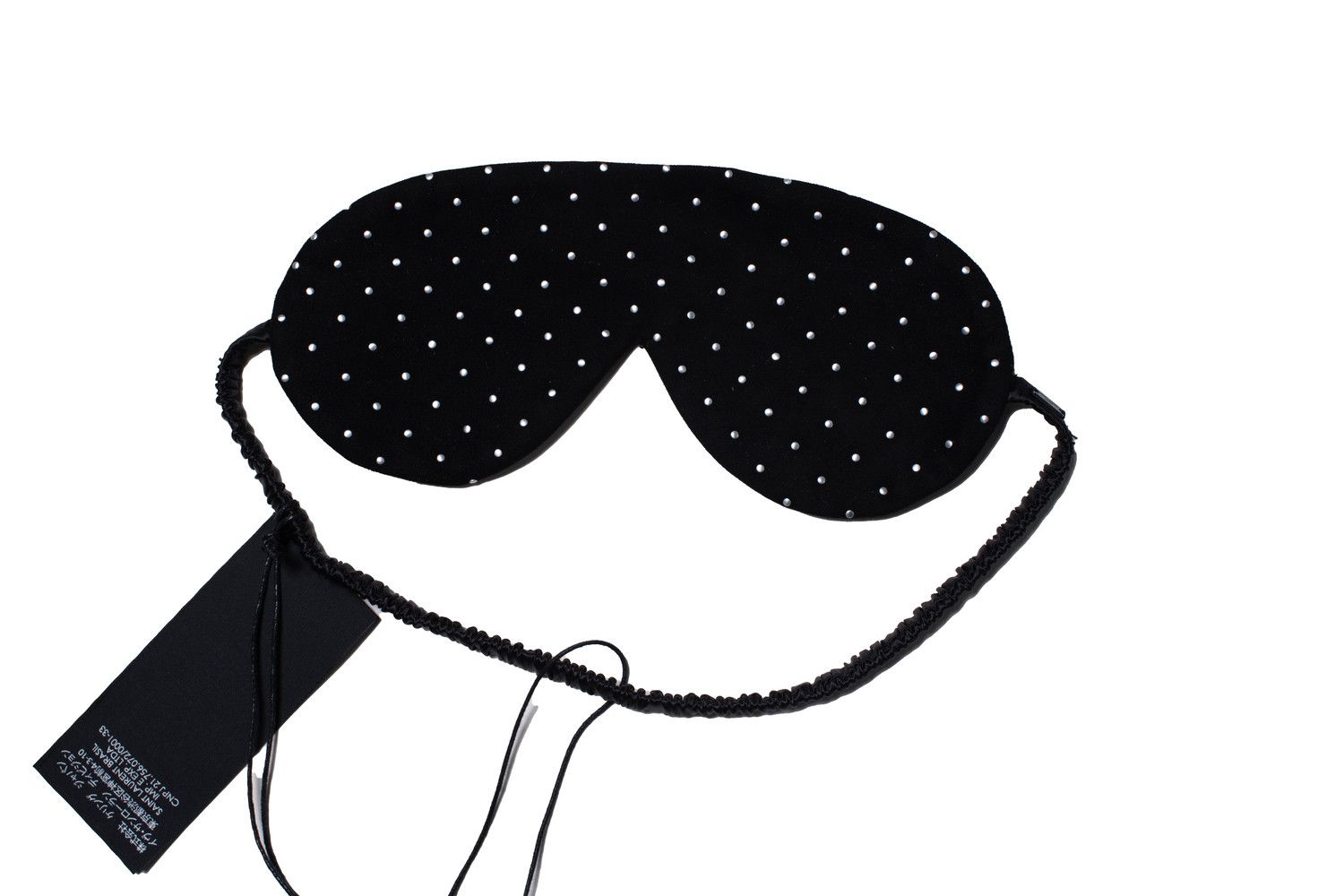 Saint Laurent Paris Saint Laurent, suede sleeping mask with studs Size ONE SIZE - 3 Thumbnail