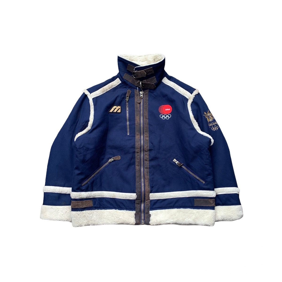 Mizuno Vintage 1998 Mizuno Nagano Olympic Sherpa Jacket Japan Size US S / EU 44-46 / 1 - 5 Thumbnail