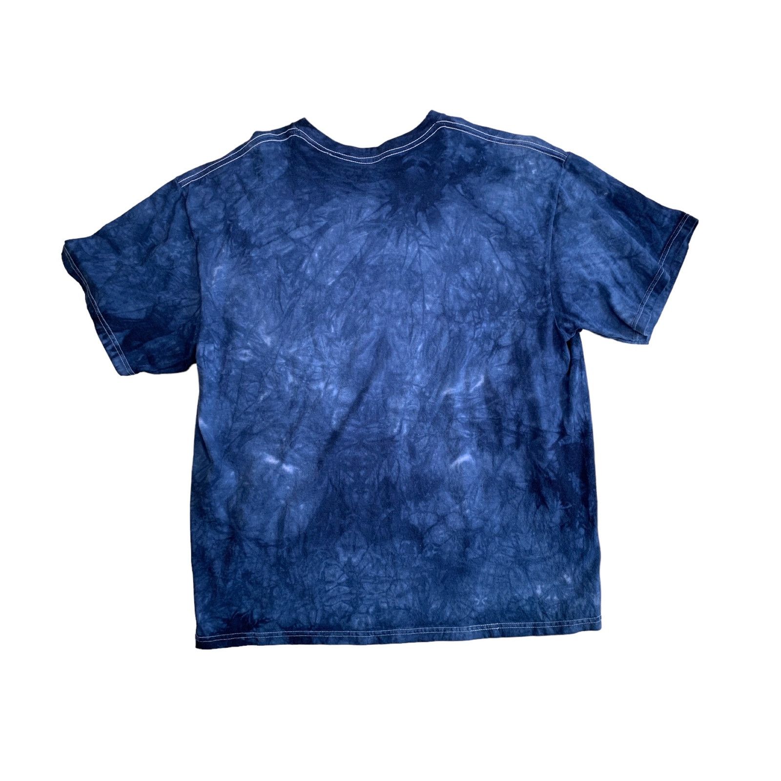 The Mountain The Mountain Mens XL 3D T-Shirt Camel Navy Blue Tie Dye Size US XL / EU 56 / 4 - 3 Thumbnail