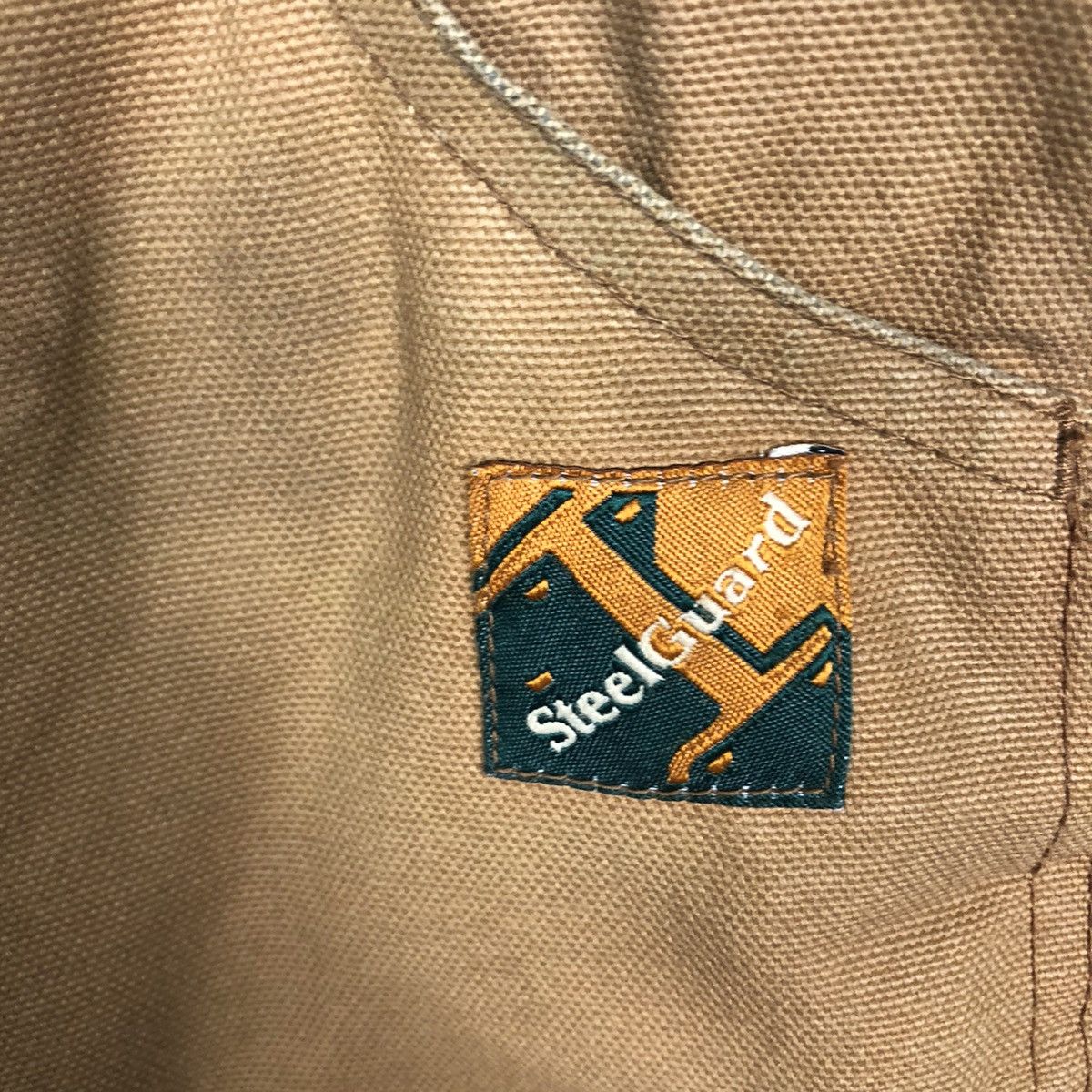 Garment Reproduction of Workers Vintage Wear Guard Chore Duck Canvas Bomber Jacket Carhartt Size US S / EU 44-46 / 1 - 18 Thumbnail