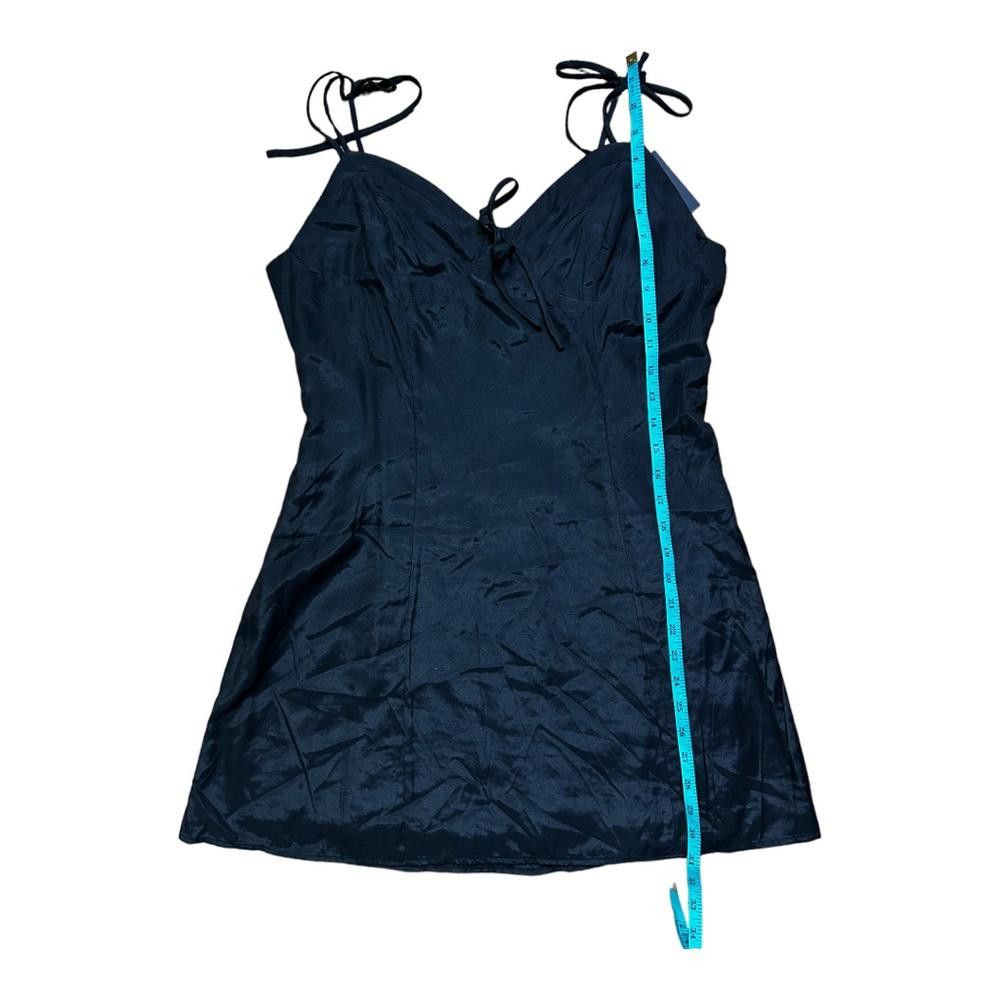 Designer Le Lis l NWT Satin Tie Mini Dress Size Large Size L / US 10 / IT 46 - 3 Thumbnail
