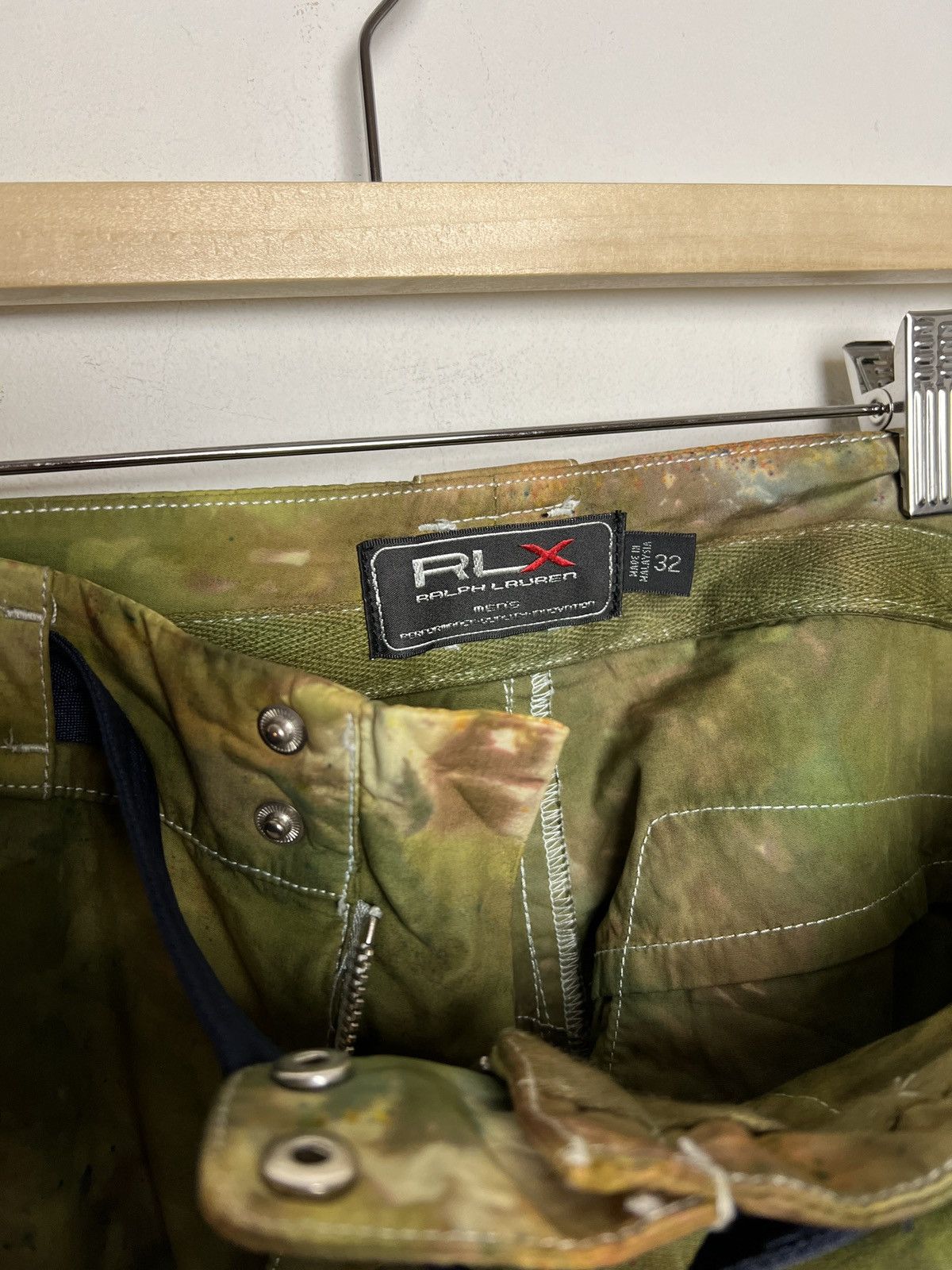 Polo Ralph Lauren ralph lauren tie dye cargo camo multipocket army pants Size US 33 - 18 Thumbnail