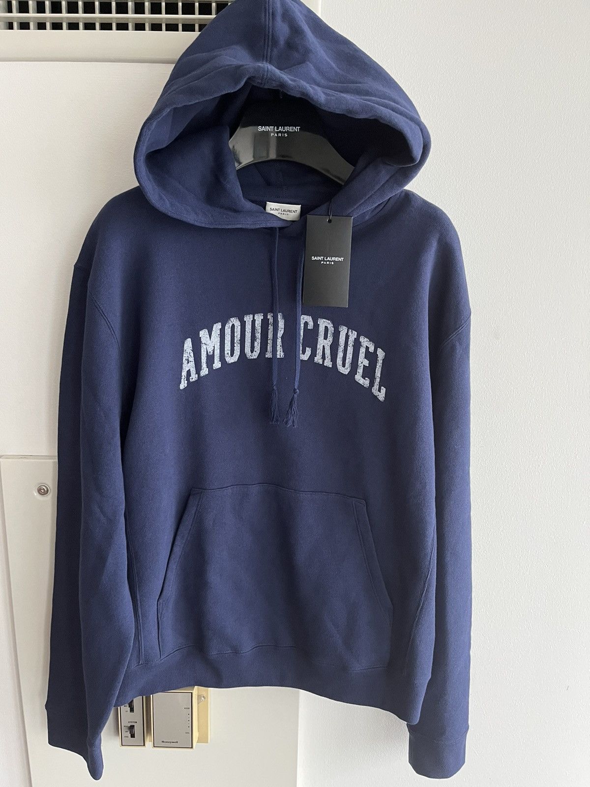 Hedi Slimane $1,095 Value Super Runway Saint Laurent Hoodie Size US M / EU 48-50 / 2 - 6 Thumbnail