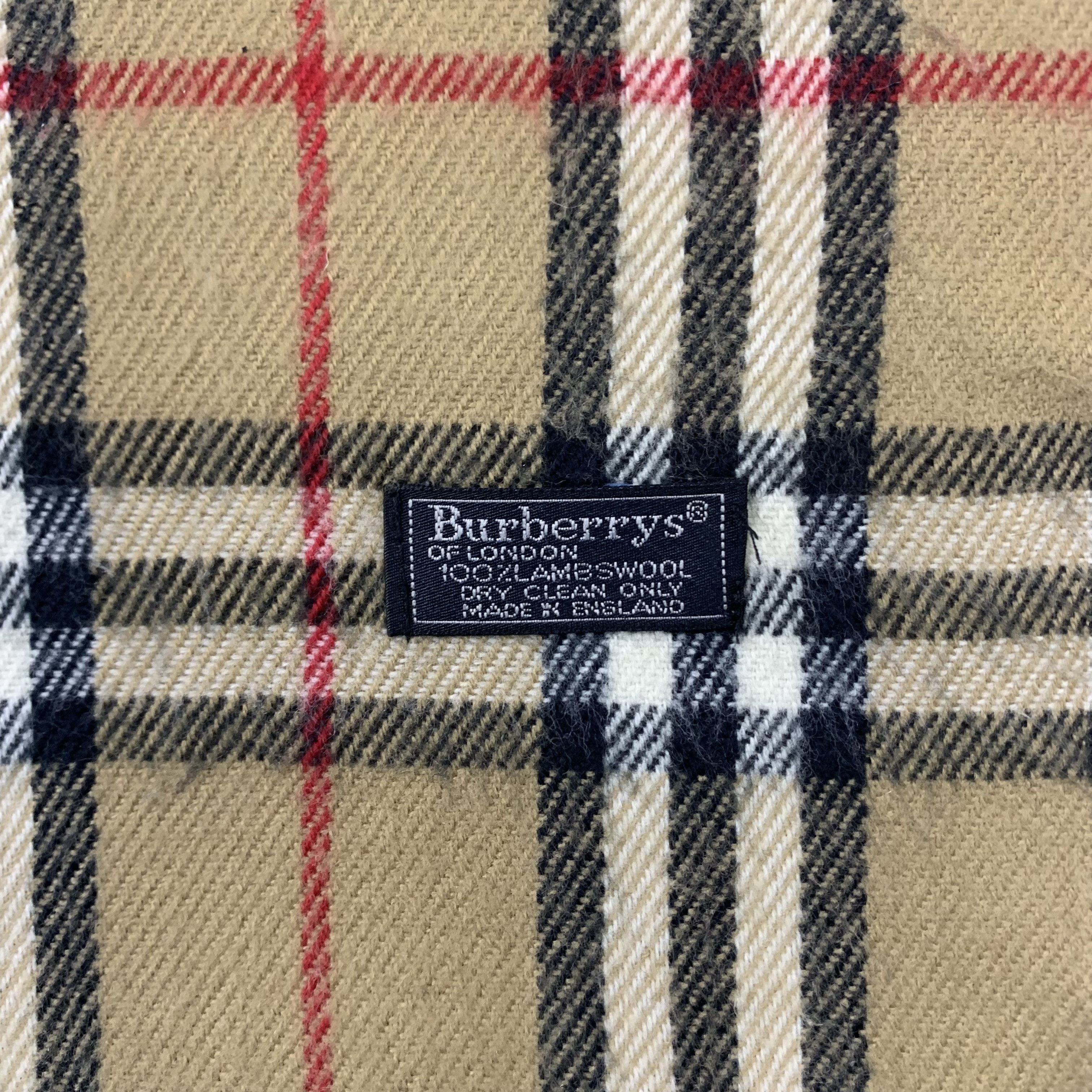 Burberry Burberry Scarf Wool Muffler Neck Wrap BL9321 Size ONE SIZE - 4 Thumbnail